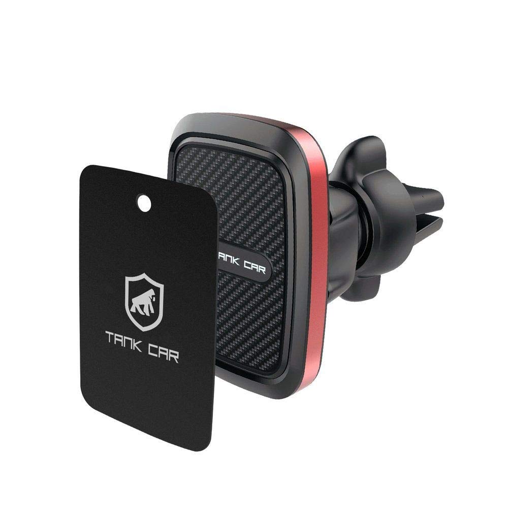 Gshield Tank Car, Wider Clamp & Metal Hook Phone Mount For Car Vent [Thick Cases Friendly] Car Phone Holder Hands  Cradle Air Vent For Iphone Smartphone