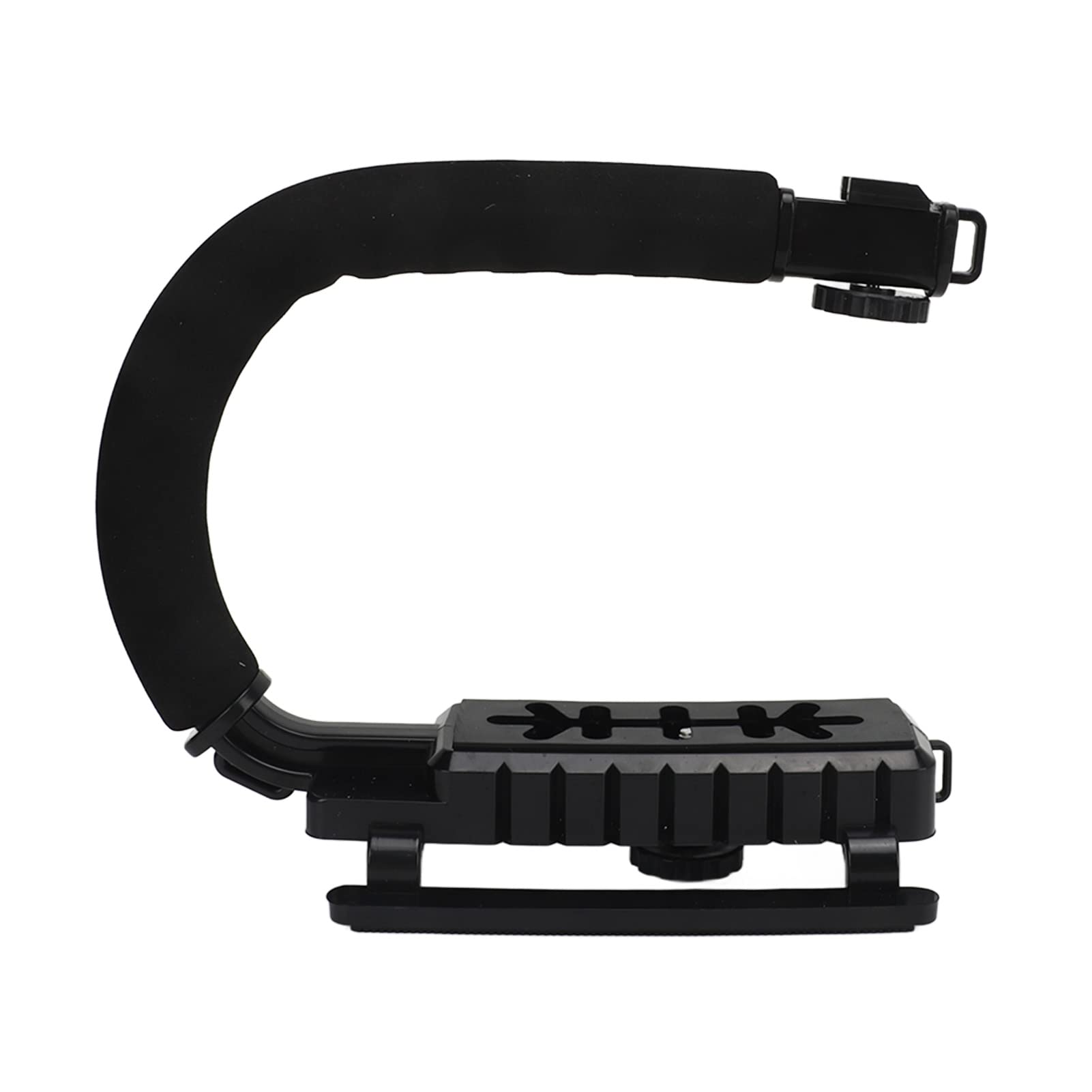 Donanfe Video Action Stabilizing Handle, Aluminum Alloy And Abs Handheld Stabilizer For Camcorders And Cameras, Ergonomic Grip For Video Recording And Motion Stabilization