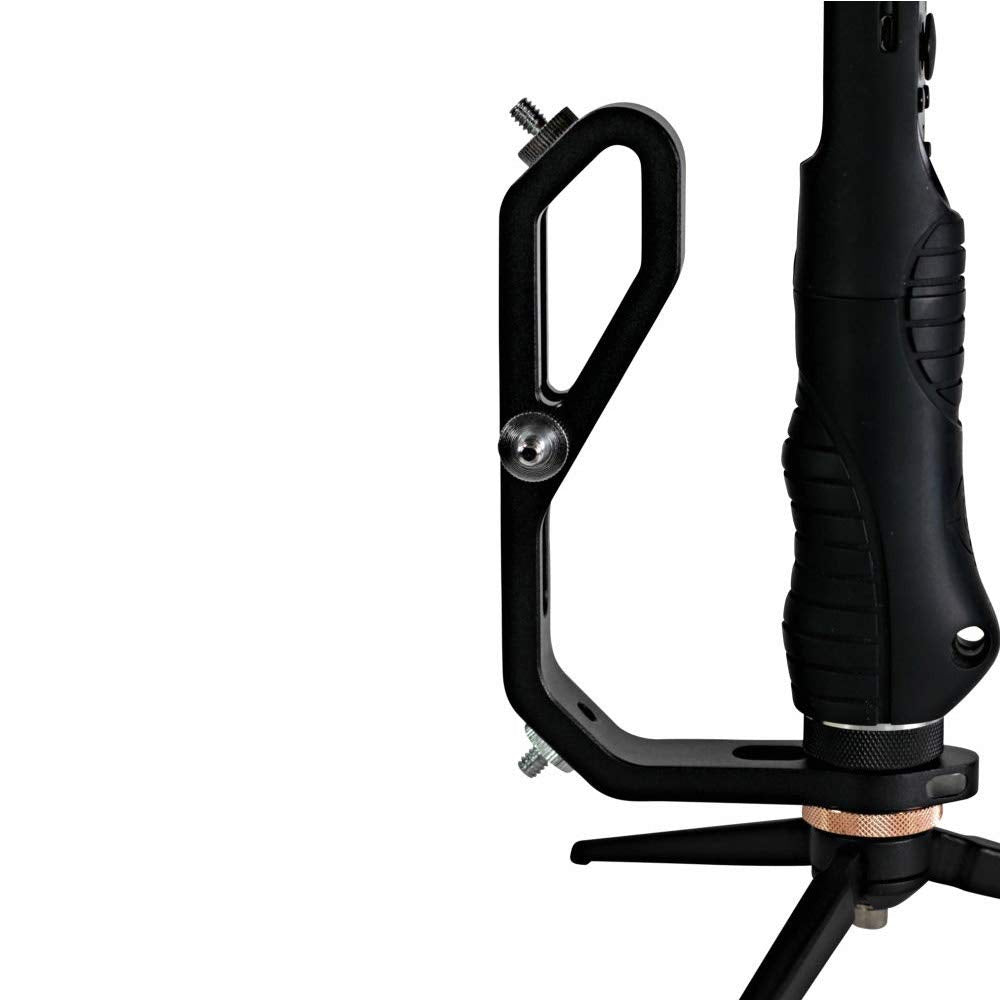 Simply Gimbal Fmj Handheld Gimbal Adapter For Mounting Monitors, Microphones, And Accessories. Compatible With Dji Ronin-S, Zhiyun Crane 2, Crane Plus, V2, Crane M, Moza Air & Many More -A Mini Dual Grip (Black)