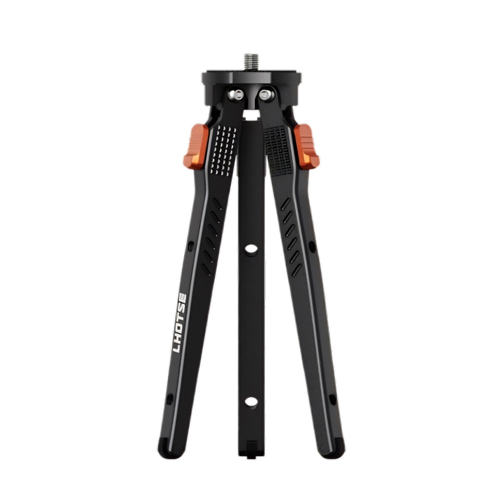 Lhotse Mini Camera Tripod With 1/4" Screw, Desktop Tabletop Tripod Stand Fit For Gopro Hero/Osmo Mobile/Gimbal Handle Grip Stabilizer/Crane 2/Smooth 4 And All Cameras Black