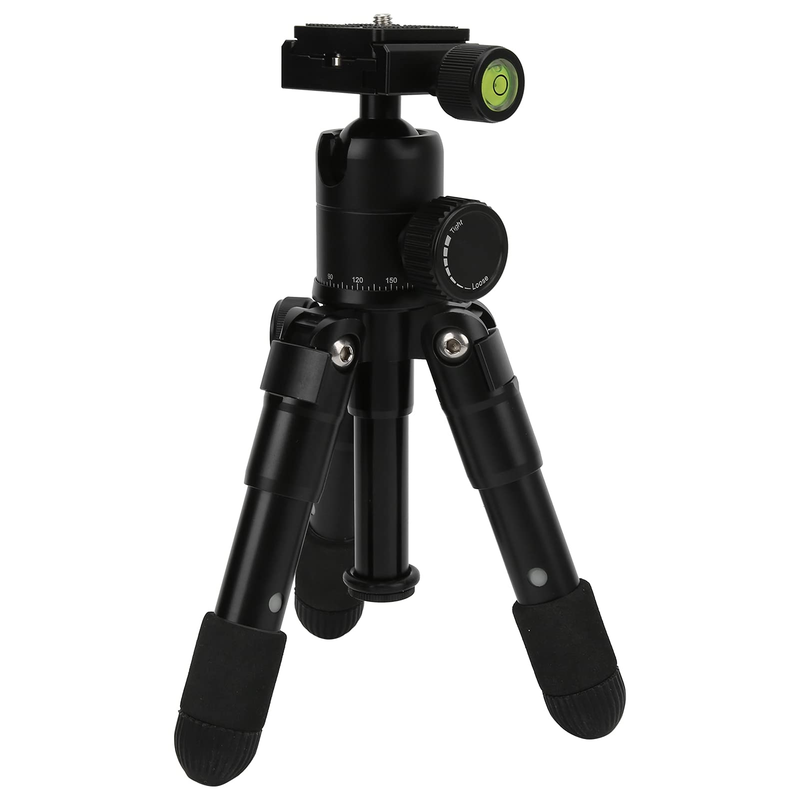 Dpofirs Qq66 Camera Tripod Stand, Compact Extendable Tripod With Adjustable Legs, Camera Mount Tripod Stand, Aluminum Alloy Tripod For Mirorrless Camera