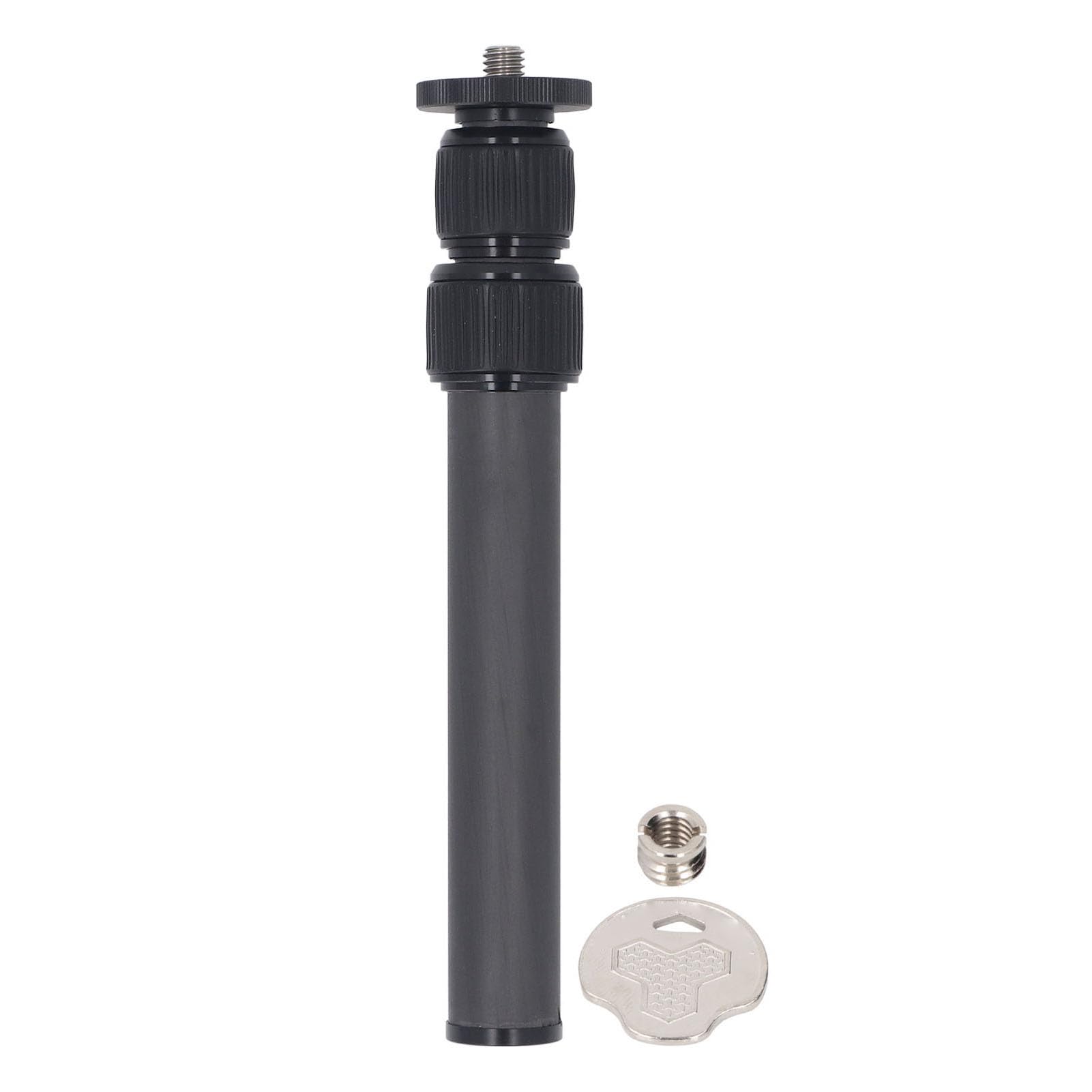 Vbestlife Carbon Fiber Tripod Extension Tube, 17.3 Inch 3 Section Tripod Center Column Load 22Lbs For Photo Studio Monopod Dslr Camera Microphone Stand