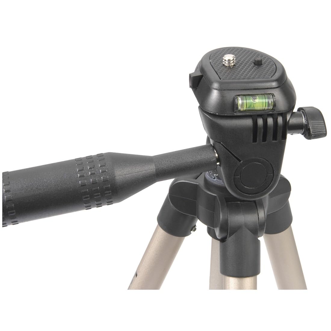 Hama Star 5" Tripod  Light Tripod With 36-105 Cm Height  3 Way Head  1/4" Connection For Dslr And System Cameras  With Carrying Case  Champagne