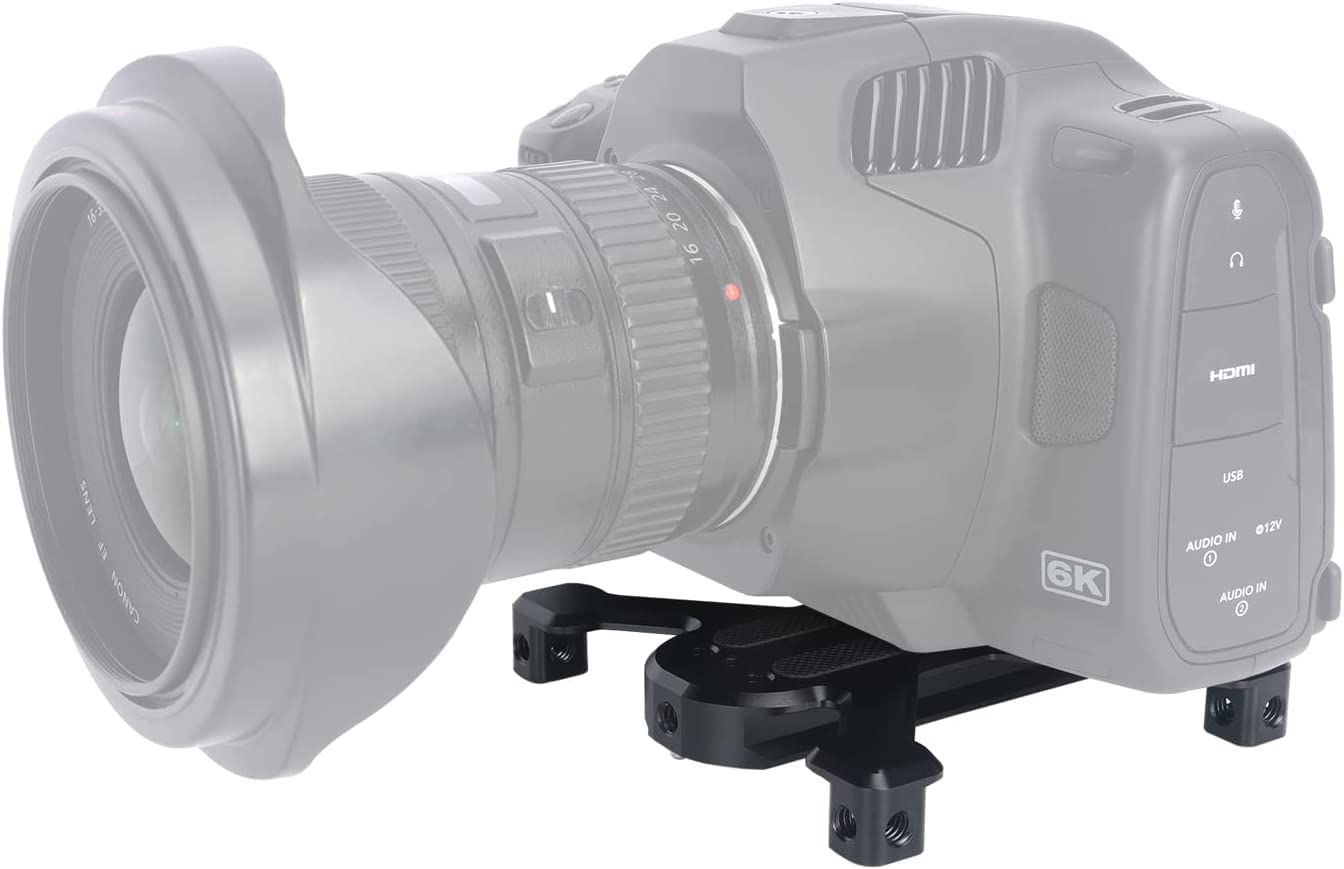 Niceyrig Quick Release Plate For Arca-Swiss Standard, Tripod/Ground Shooting Switch Plate With Four-Feet Stand Support For Heavy Camera, Camcorder - 520
