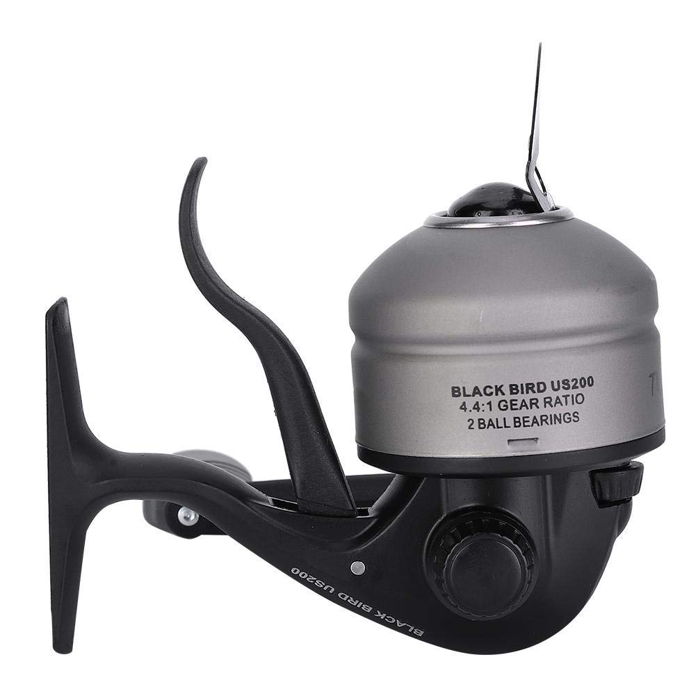 Keenso Fishing Reels Trigger, Us200 4.4:1 Luya Handbrake Reels Fishing Line Wheel Fishing Reel With Inside Line Closed Round