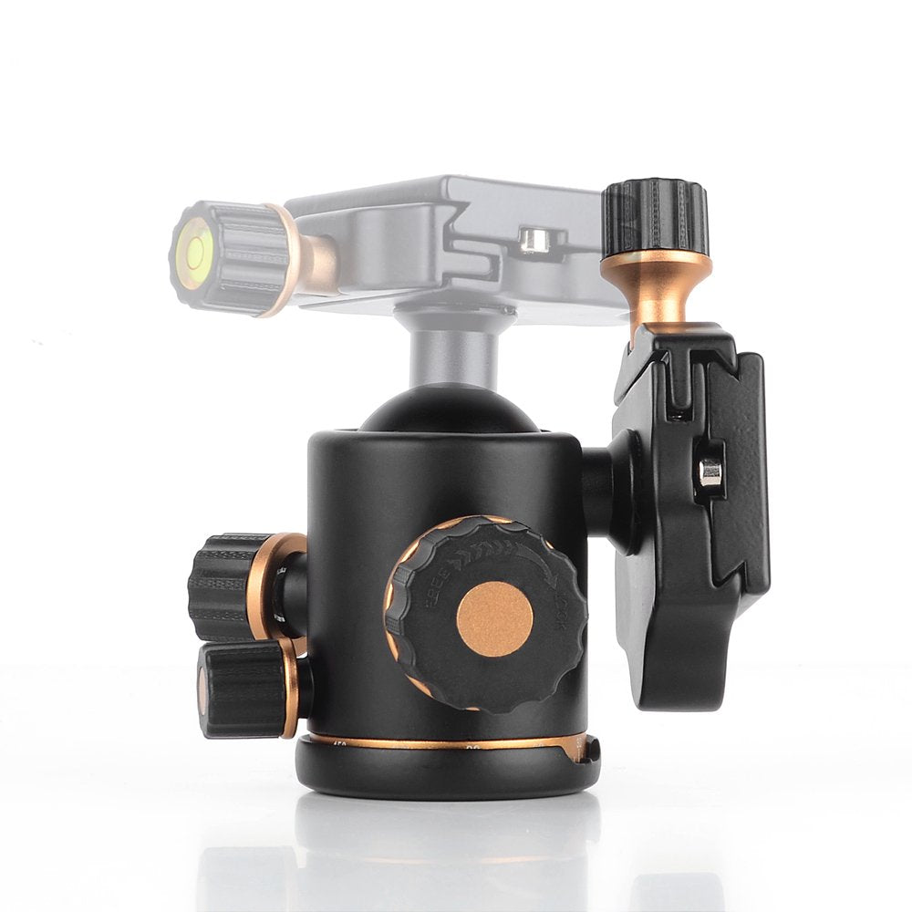 Pergear Th3 Pro Dslr Camera Tripod Ball Head, 8Kg/17.6Lbs Loading Capacity, 360 Degree Swivel, Metal Build Quality, Fine Tuning Damping, U-Shaped Groove Design For Easy Switching Into Vertical Mode