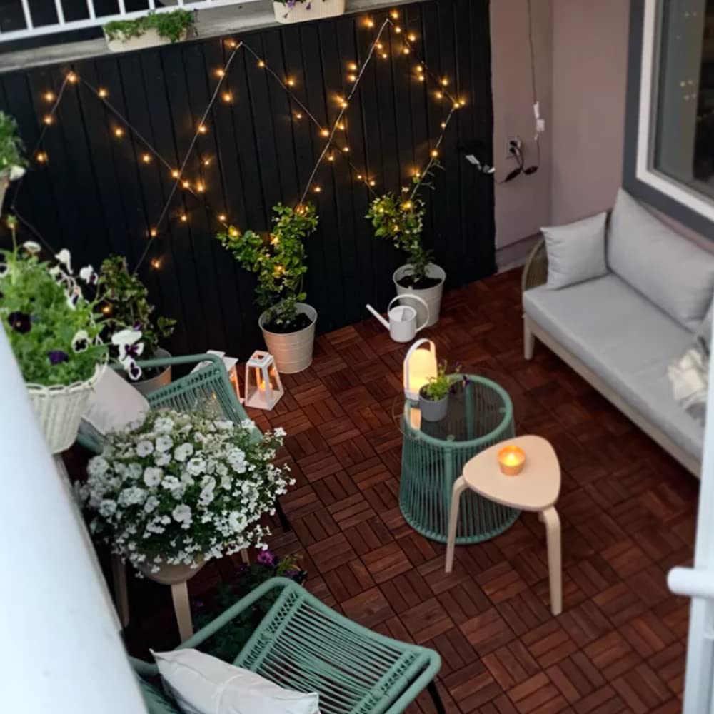 Silikang Solar String Lights, Waterproof And Shatterproof Led Outdoor Solar Light With 25 G40 Bulbs, 27 Ft Long Umbrella Sting Lights Patio Lights, Warm White (Sl-83)
