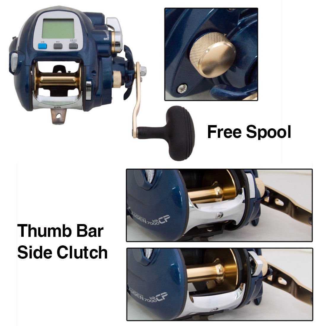 Banax Kaigen 7000Cp Electric Reel Big Game Jigging Fishing Reels Ez Dial -Korean Version-