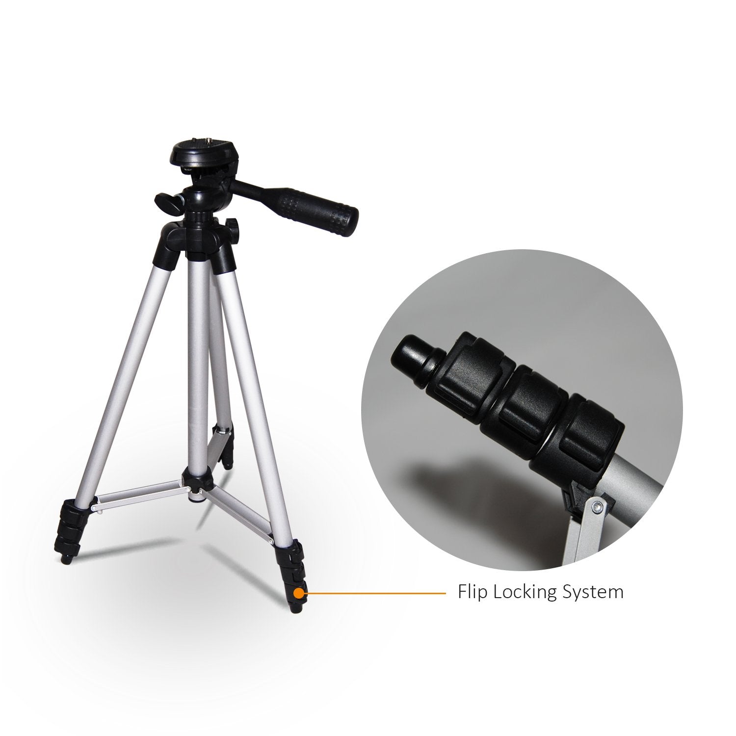 Ls Limo Studio Limostudio Limostudio Height 50" Adjustable Tripod Stand For Dslr Camera And Cellphone With Bluetooth Camera Shutter Remote Control, Monopod Tripod Mount Clip Cell Phone Holder, And Carry Bag, Agg2665