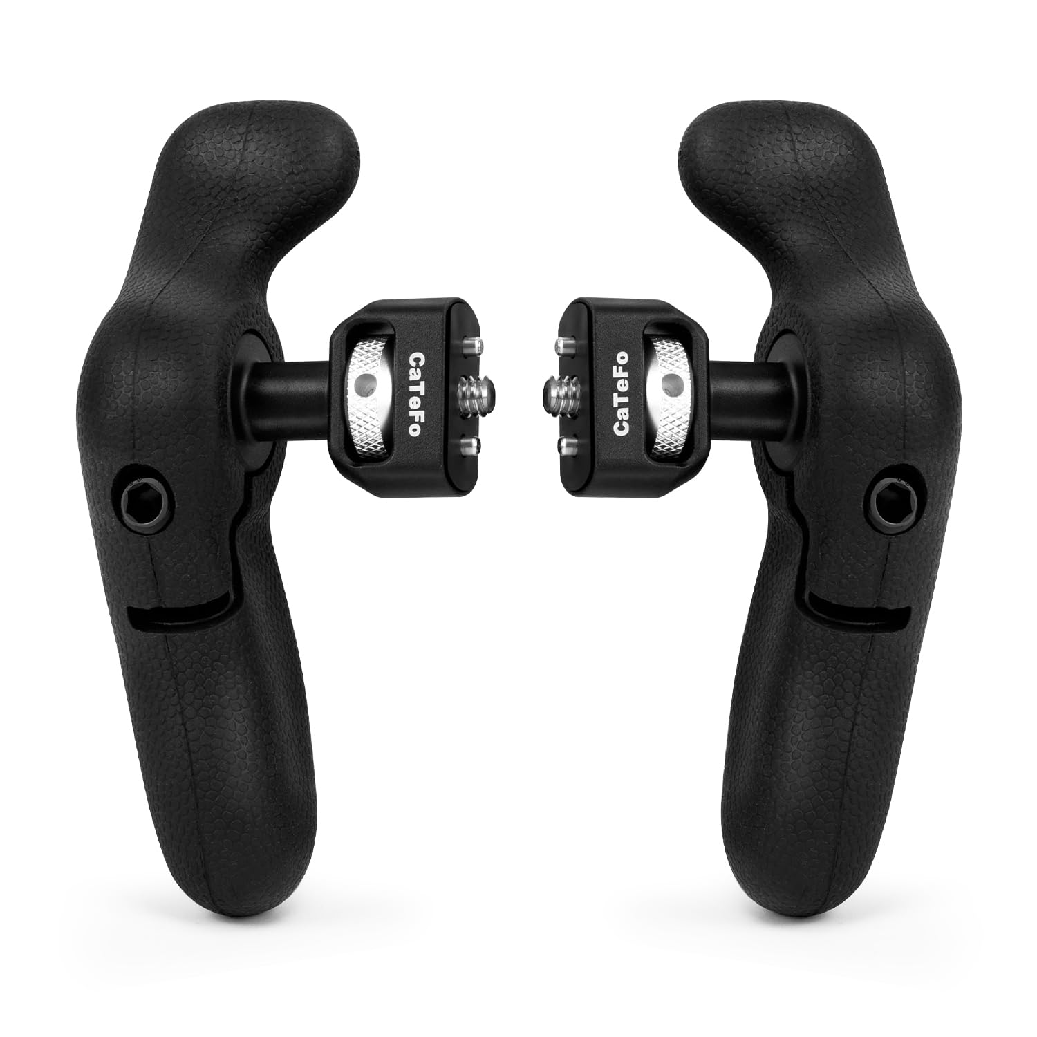 Catefo Stargrip A Pair Mini Camera Side Handle Grip Handgrip With 1/4" Screw And Locating Pins For Dslr Camera Cage Smartphone Cage Ipad Cage Monitor Cage With Adjustable 360 Degree