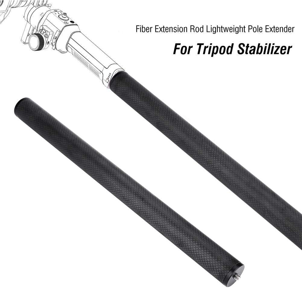 Bindpo Stabilizer Extension Rod, Carbon Fiber Extension Pole With 1/4 Inch Thread Mount For Dji Ronin S, For Ronin Sc, For Osmo Mobile 3, For Zhiyun Crane 2 V2, Etc.