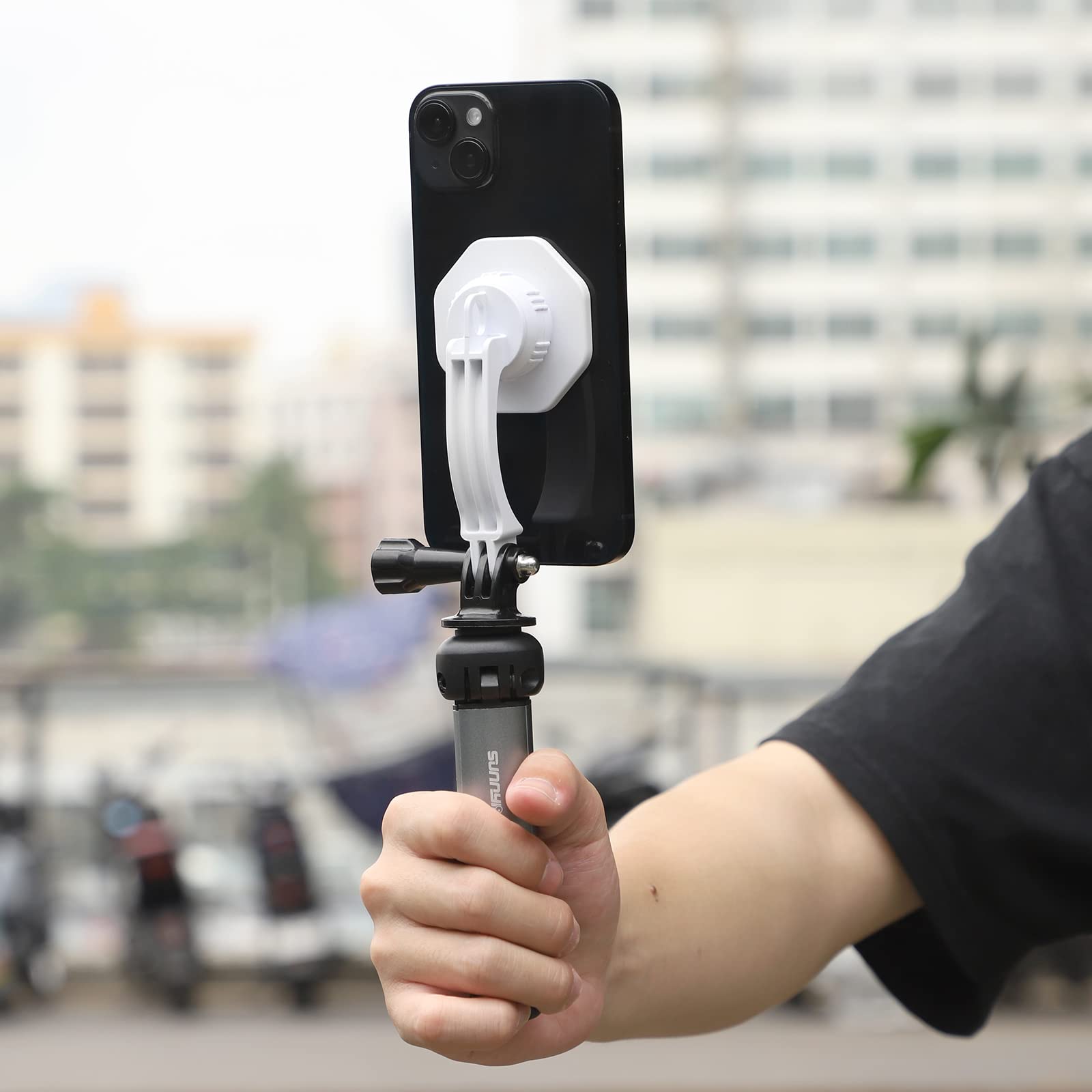 Natefemin Phone Hnadheld Mount Adapter For Dji Om 4/4 Se/5, For Osmo Mobile Se/6, Magnetic Adapter Gimbal Stabilizer Adapter For Vlogger