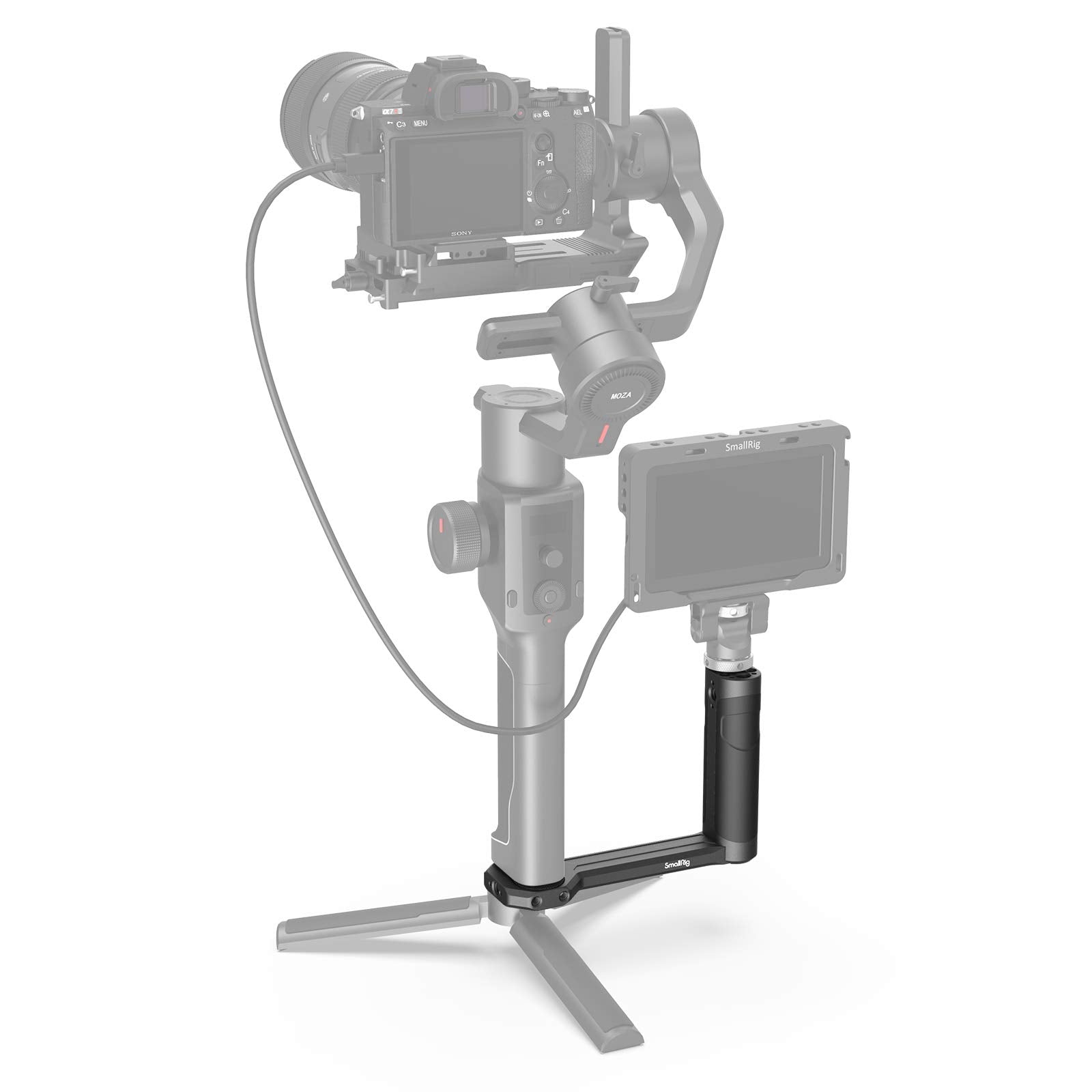 Smallrig Aluminum Side Handle Fits For Dji Ronin-S/Sc/Rs 2/Rsc 2/Rs 3/Rs 3 Pro/Rs 3 Mini/Rs 4/Rs 4 Pro & For Zhiyun Crane 2S/2/V2 & For Moza Air 2/Aircorss 2 Gimbals - 2786
