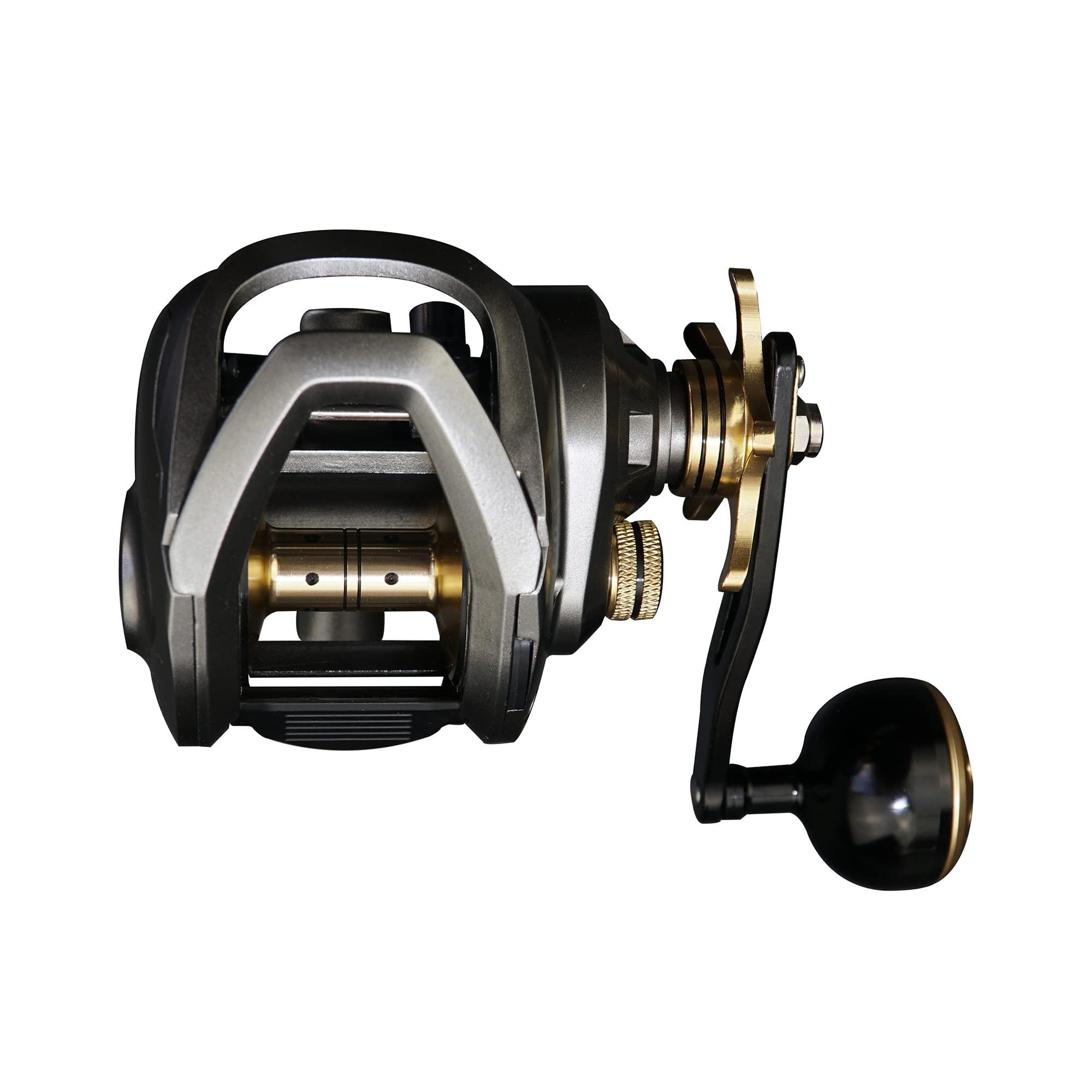 Hiumi Big Game Baitcasting Reels 33Lbs Max Drag Low Profile Baitcaster Fishing Reel