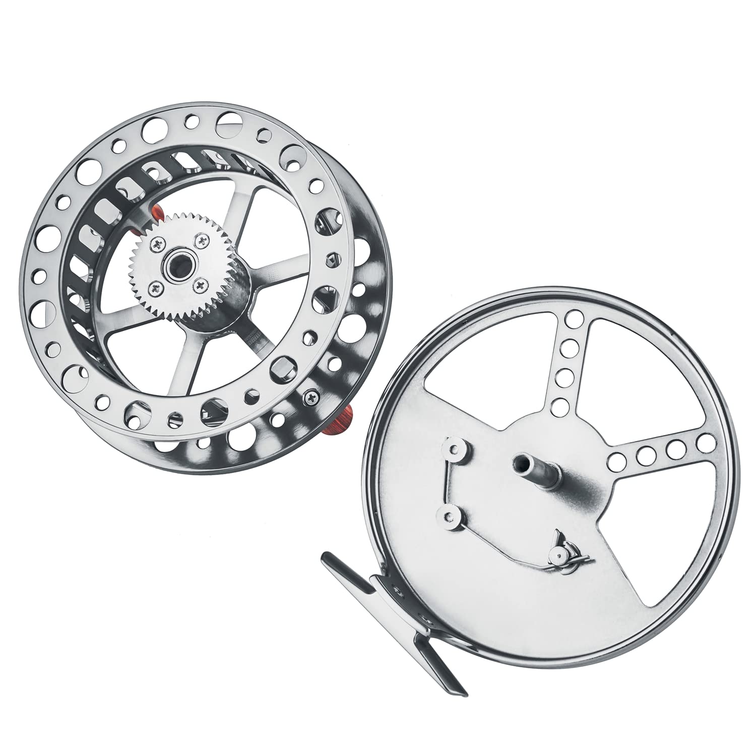 Channelmay Cnc Machined Aluminum Center Pin Centerpin Float Fishing Reel 113.5Mm 4 1/2 Inches Steelhead Salmon Trotting Fishing