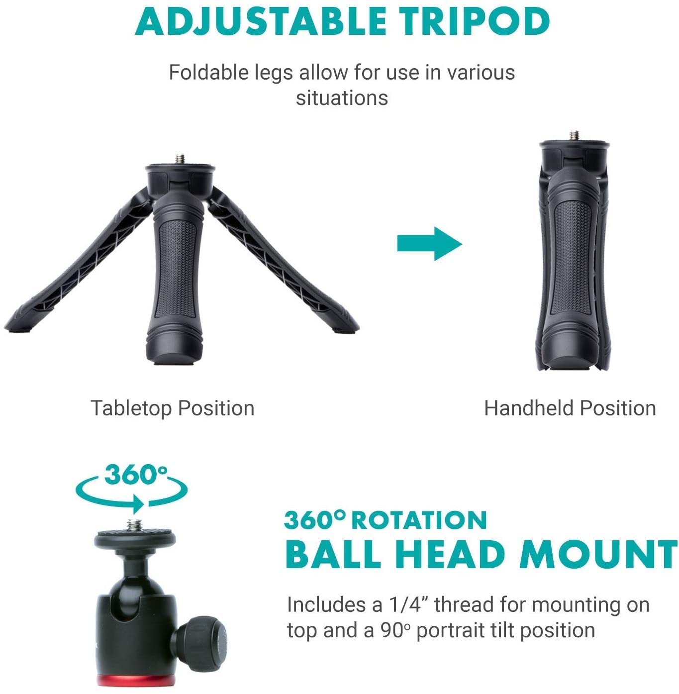 Movo Ivlogger Iphone/Android Compatible Vlogging Kit With Fullsize Tripod - Phone Video Kit Accessories: Tripods, Phone Mount, Led Light And Cellphone Shot Microphone For Phone Video Vlog Recording