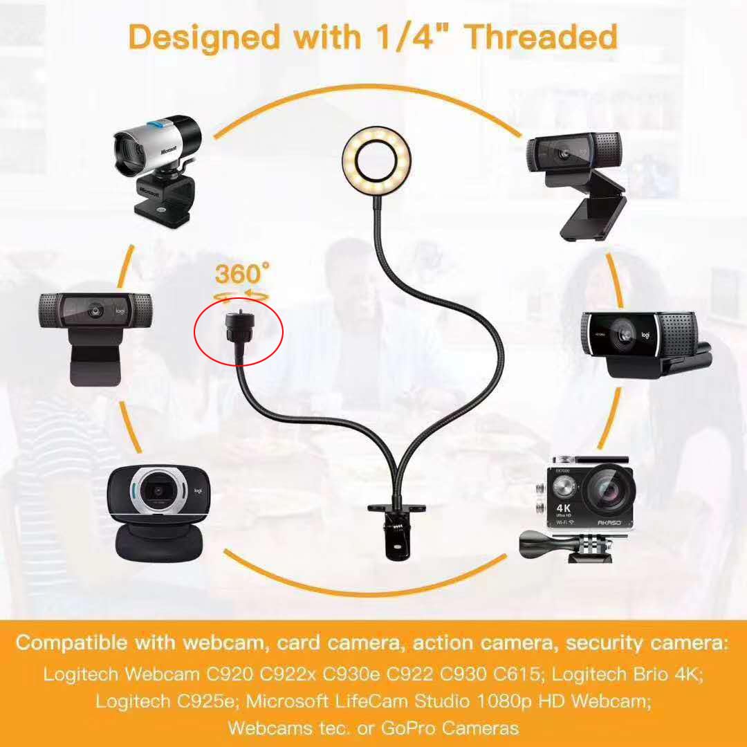Thtrht 2 Pack 1/4 Screw To 17Mm Ball Mount Base Mount Stand Interface Socket Joint For Tripod Dv Camera Car Monitor Gps Phone Holder Clip Ring Light Hose Bracket Webcam
