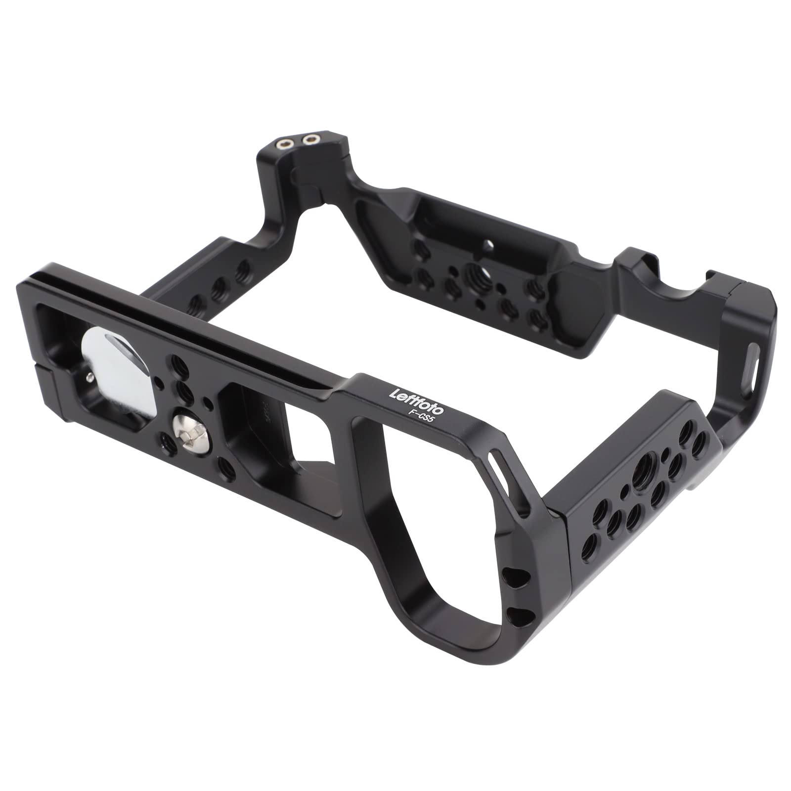 Leftfoto Camera Cage For Panasonic S5 Camera,Extension Mount Microphone Fill Light Bracket Filming Accessories,With Cold Shoe