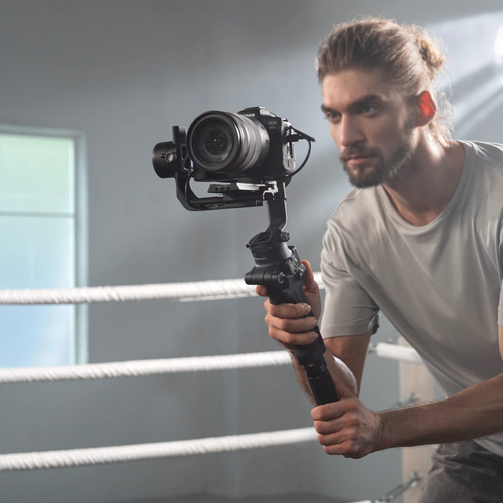 Dji Rsc 2 Combo - 3-Axis Gimbal Stabilizer For Dslr And Mirrorless Camera, Nikon, Sony, Panasonic, Canon, Fujifilm, 6.6 Lb Payload, Foldable Design, Vertical Shooting, Oled Screen, Black.