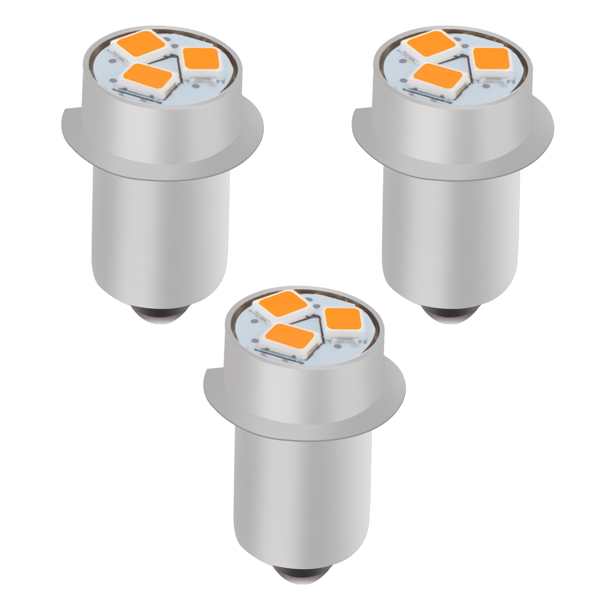Misfart Flashlight Bulbs Replacement, Mag-Lite Led Bulb For Ryobi Craftsman Milwaukee Flashlight, 18V 19.2V Led Flashlight Bulb-3 Pack
