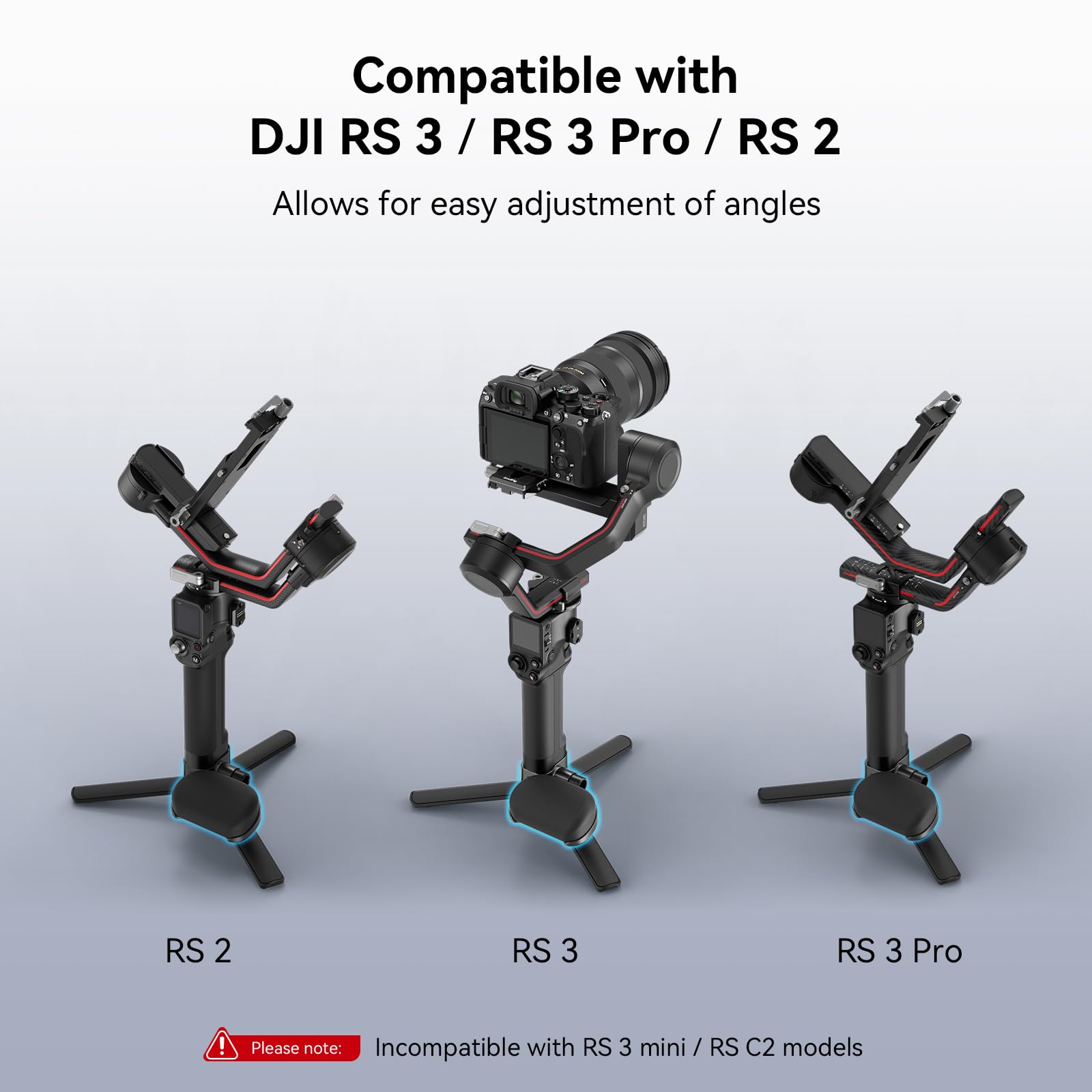 Smallrig Adjustable Sling Handgrip Gimbal Sling Handle W/Shoulder Strap + Wrist Support For Dji Rs 4/Rs 4 Pro/Rs 3/Rs 3 Pro/Rs 2