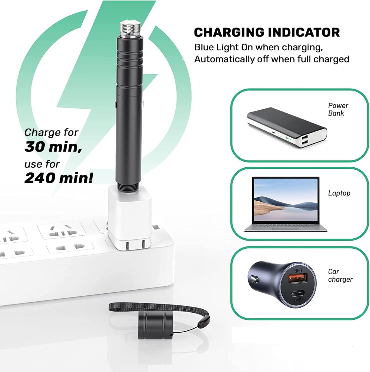 Ivvtryi 2 Pack Green Laser Pointer For Tv, Led, And Lcd Screen Presentations And Outdoor Office Construction