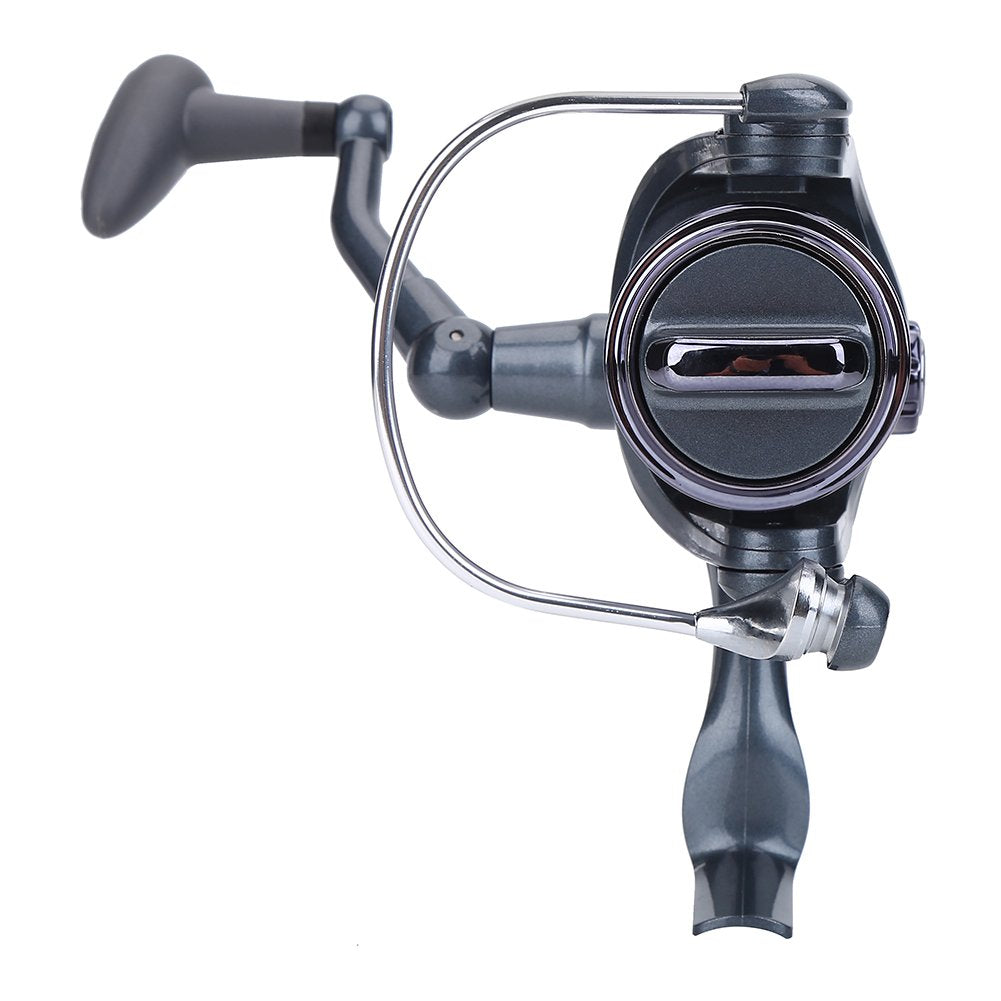 Mrisata Carp Spinning Reel, Spinning Reel Front Rear Drag 30Fr Fishing Wheel Tackle Accessory Fishing Reel Runner Fishing Action Bait Feeder,Carp Fishing Reel, Bait Feeder Spinning