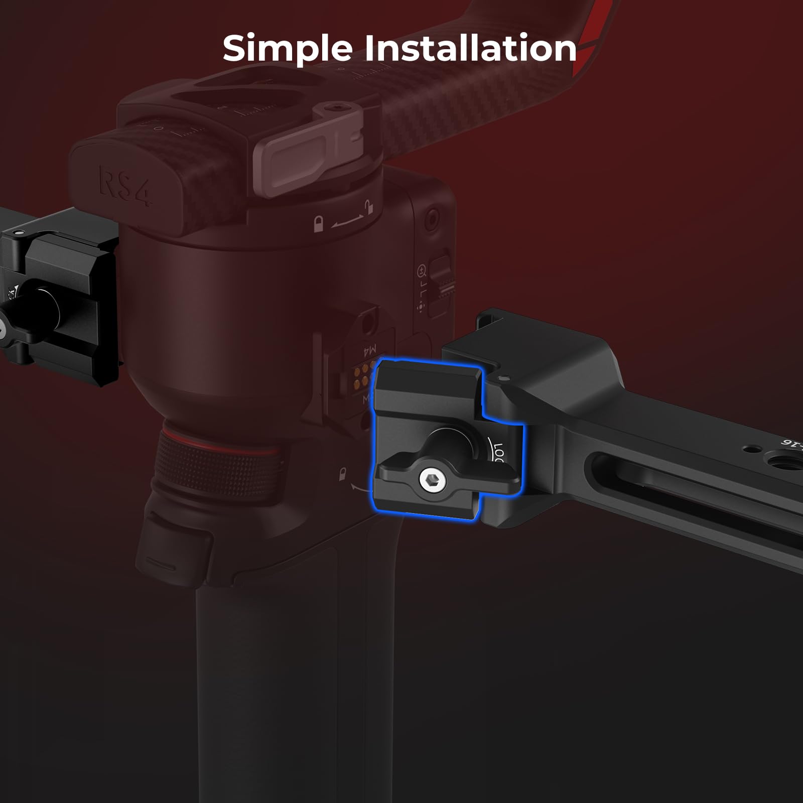 Smallrig Focus Control Dual Grip For Dji Rs 2 / Rs 3 Pro/Rs 4 Pro Gimbal Stabilizer, Dual Handle With Nato Rail, Joystick Operation, Mode Switching, Centering/Locking, Max Load 17.6Lb(Not For Rs4)