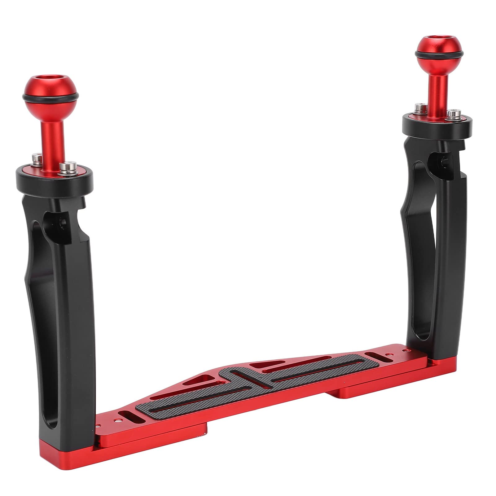 Zjchao Camera Stabilizer, Aluminum Alloy With Stable Performance Dual Handle Tray Stabilizer Rig Dual Handle Tray Stabilizer For Underwater Camera