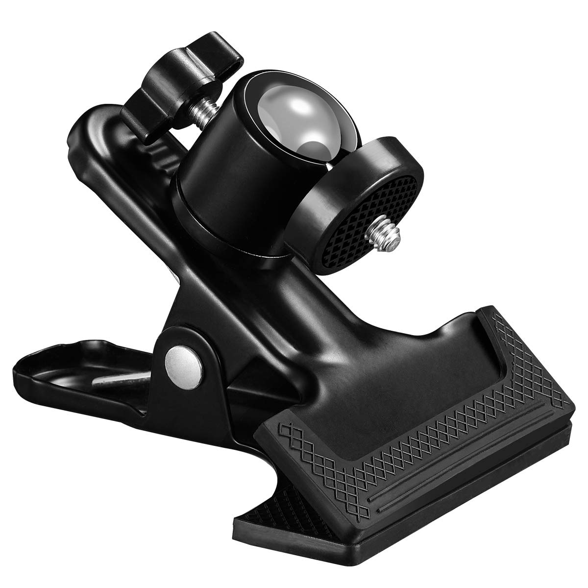 Supon Multi-Function Tripod Clip Clamp Flash Holder Mount With 360 Swivel Photography Ball-Head For Slr, Dslr, Video Cameras, Studio Backdrop