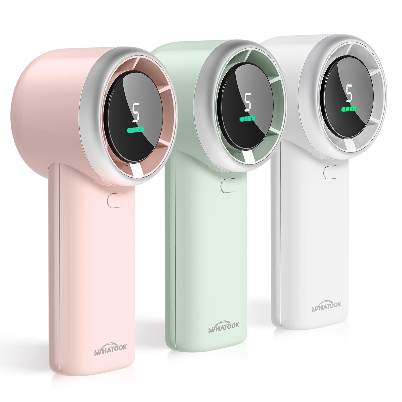 Portable Fan Handheld Mini Fan: High Speed Cooling Fans 10 Hours Battery Life Usb Rechargeable
