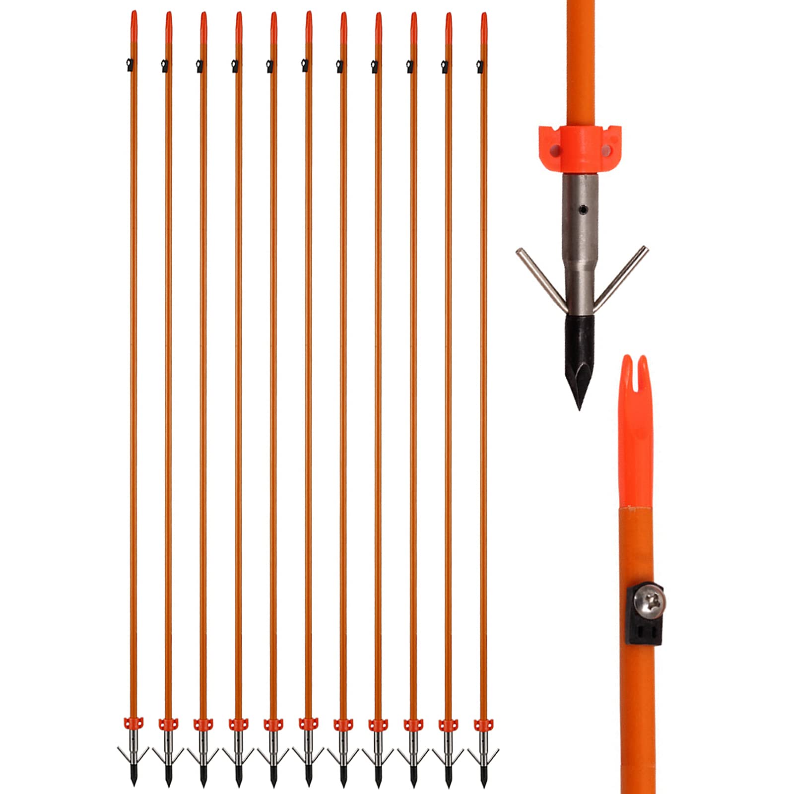 Smsyhgh Bowfishing Combo Kit With Bowfishing Reel, 6Pcs Arrows Set, Fishing Reels Kit For Recurve & Compound Bows