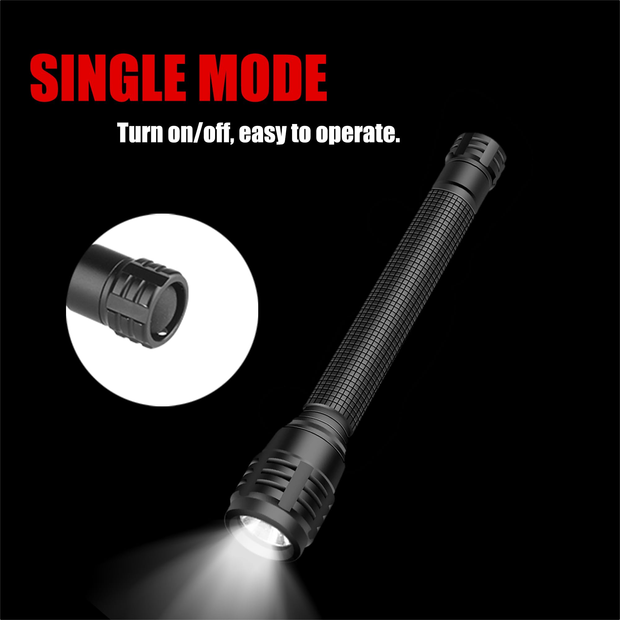Xysrz Pocket Flashlight 1200 Lumen Single Mode Led Penlight Torch Pen Flash Light For Tight Space Inspection Repair Work, 2 Pack