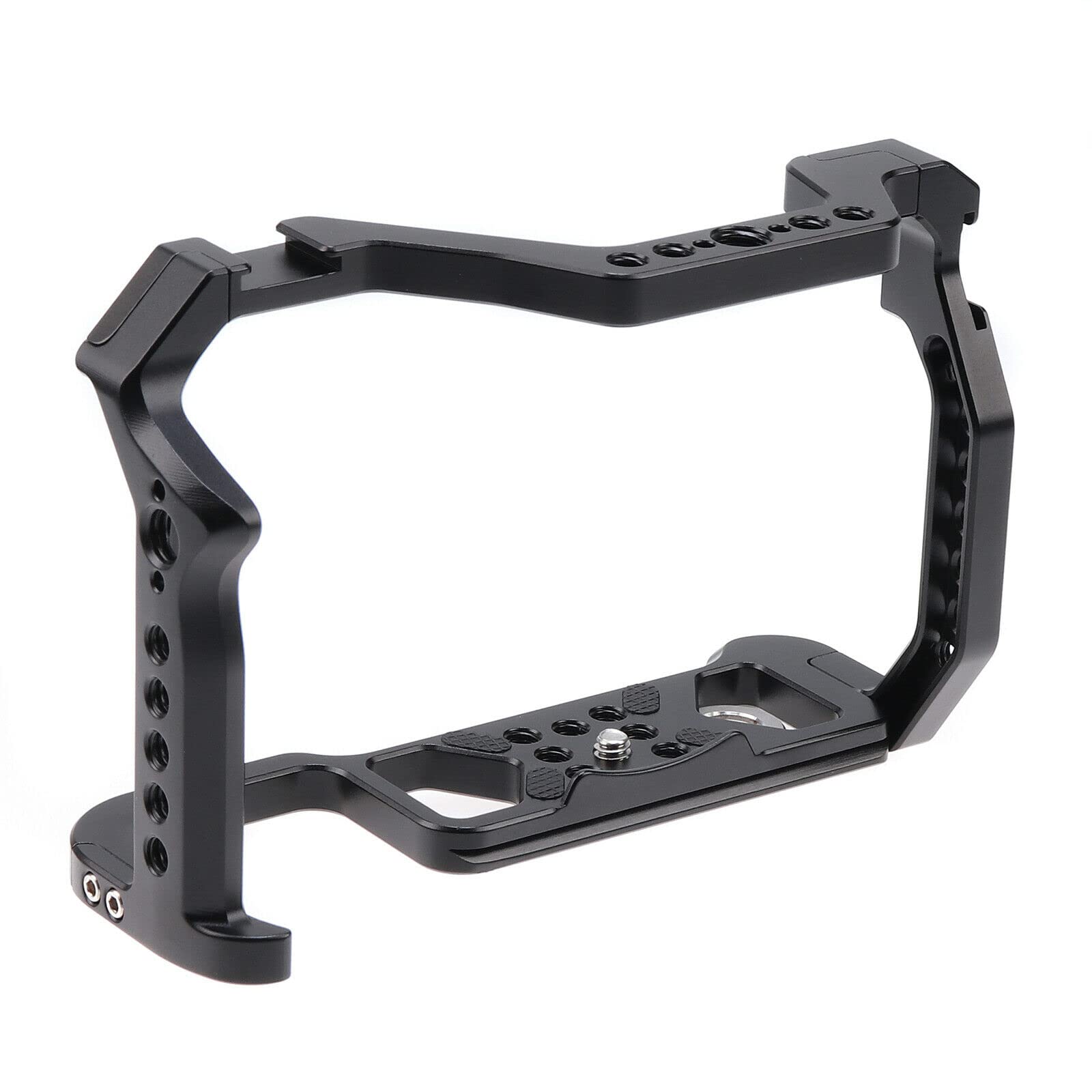 Runshuangyu Cnc Aluminum Dslr Camera Cage Extension Frame Cold Shoe For Canon R5 R6 R5C Dslr Camera
