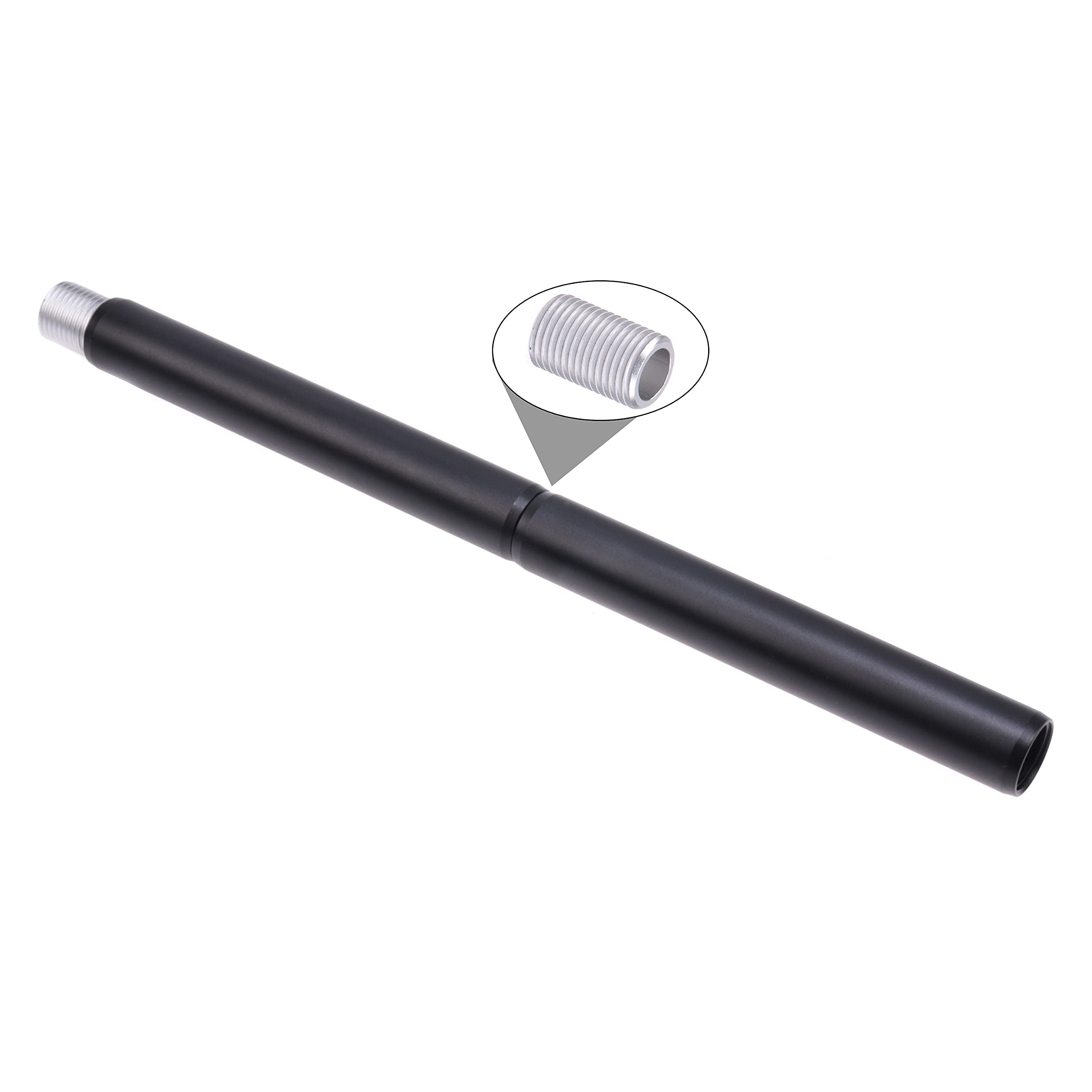 Fotga 2 Pack 20Inch / 50Cm Aluminum 15Mm Rod For 15Mm Rail Base Plate System Dslr Follow Focus Matte Box Camera Cage Shoulder Pad