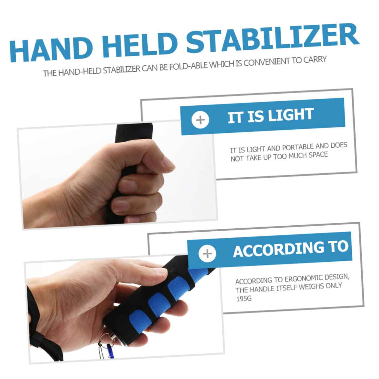 Diyeah Camera Handheld Stabilizer Grip Stabilizer Video Light Accessory For Camera Mount Clamp
