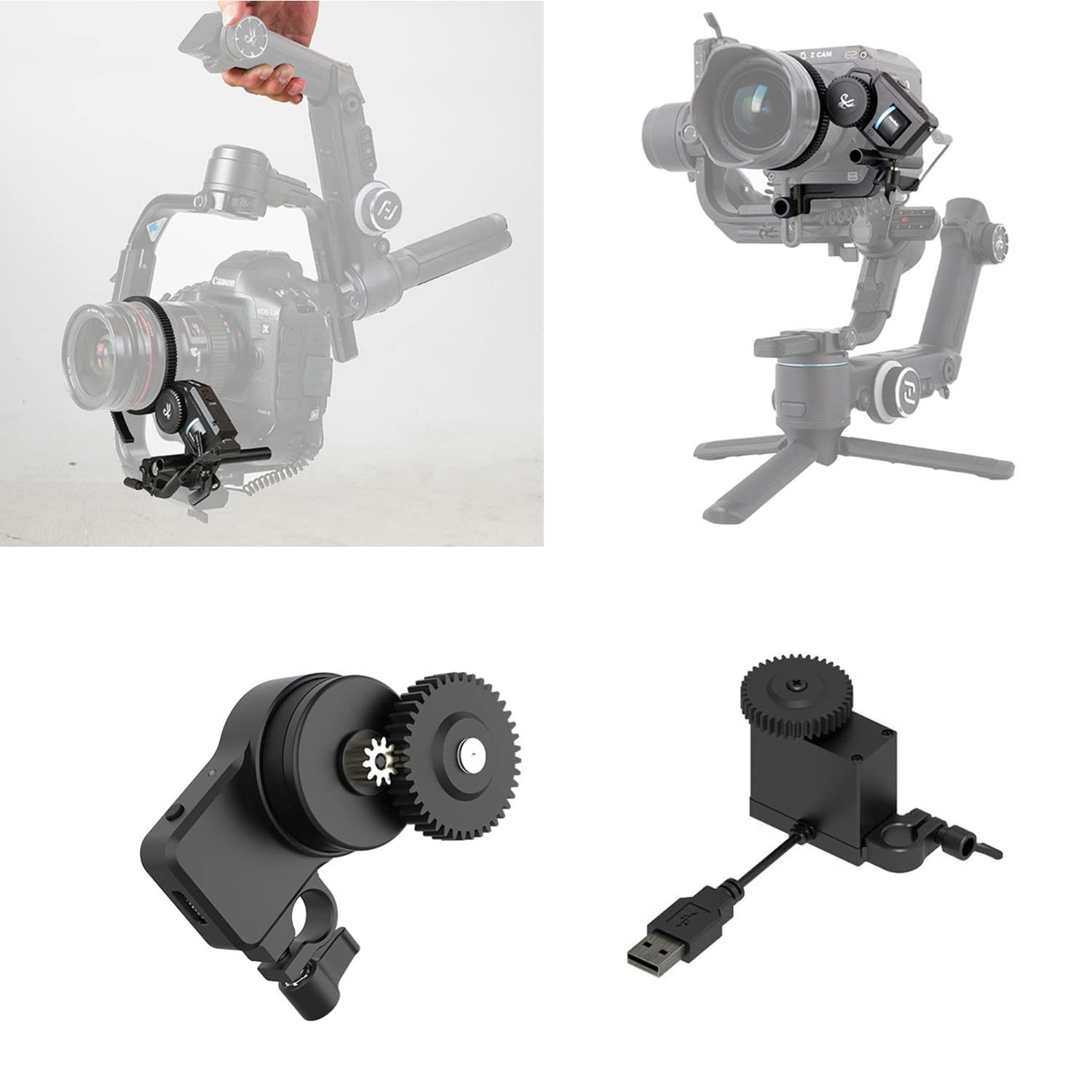 Feiyutech Focus Motor Module For Scorp & Scorp 2 Camera Gimbal Stabilizers - Control Camera Lens Focus