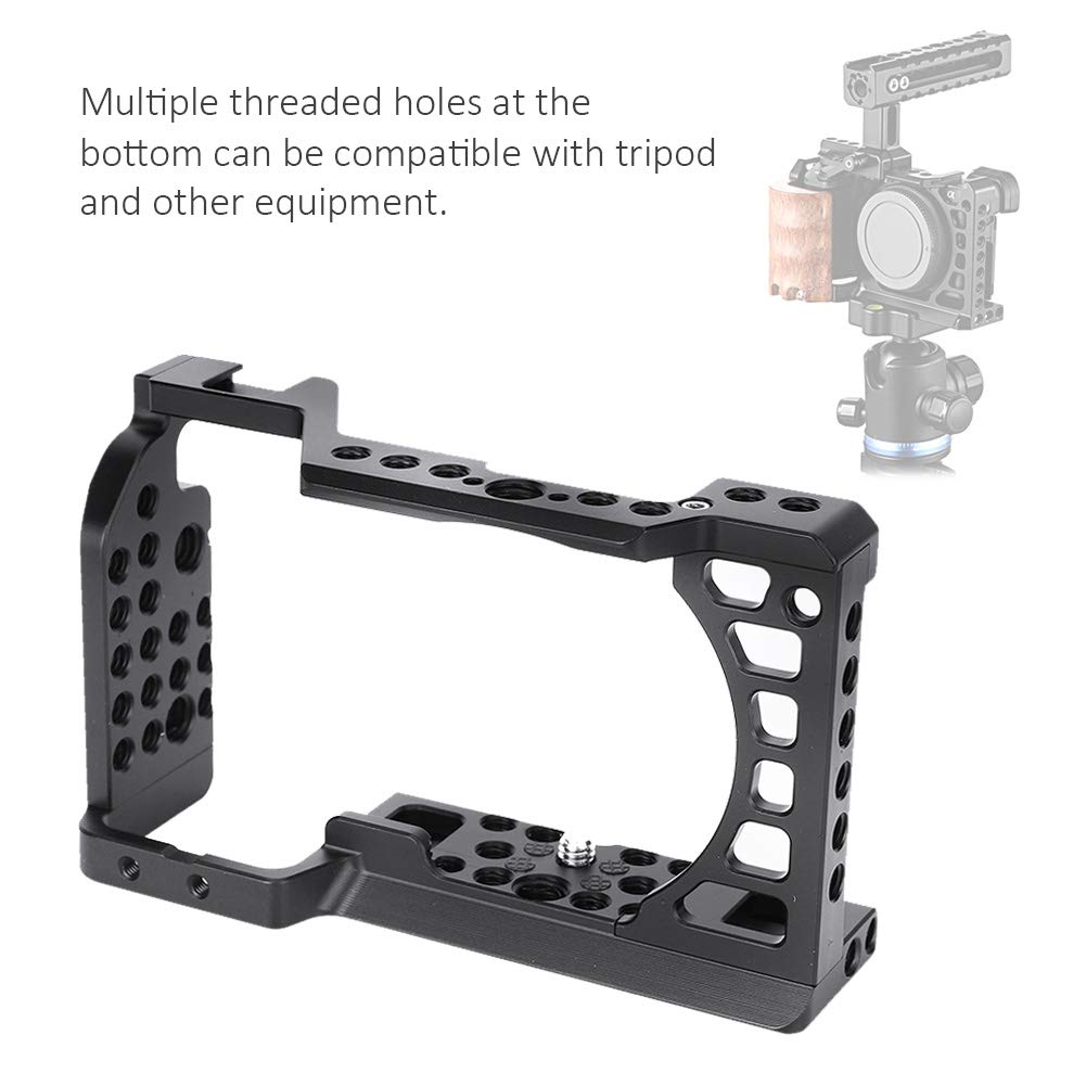 Kimiss Aluminium Alloy Camera Video Cage Stabilizer Lightweight Accessory For A6000/A6100/A6300/A6400/A6500