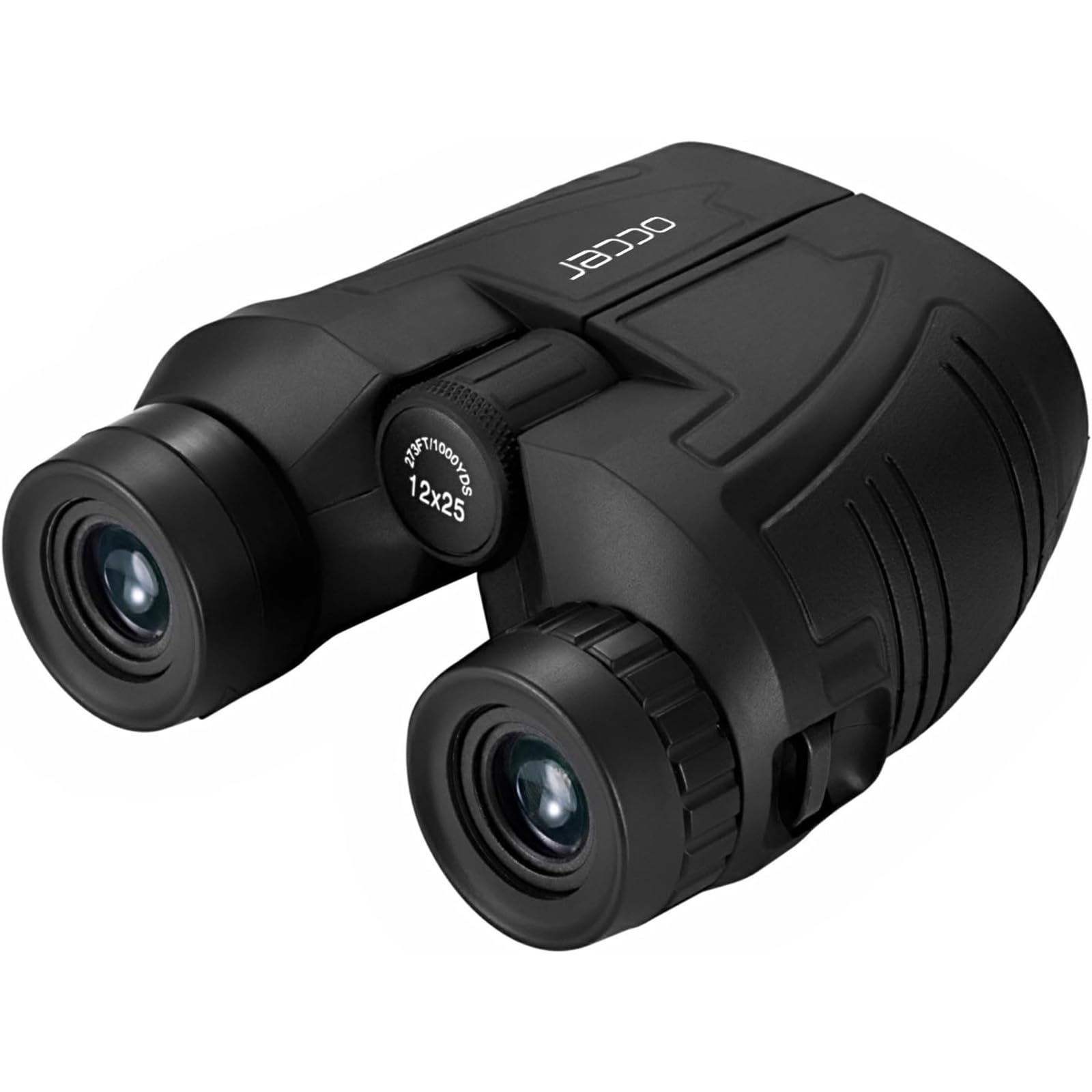 Occer 12X25 Compact Binoculars For Adults And Kids, Large Eyepiece Waterproof Binocular With Low Light Vision,High Powered Easy Focus Binoculars For Bird Watching,Outdoor Hunting,Travel,Sightseeing