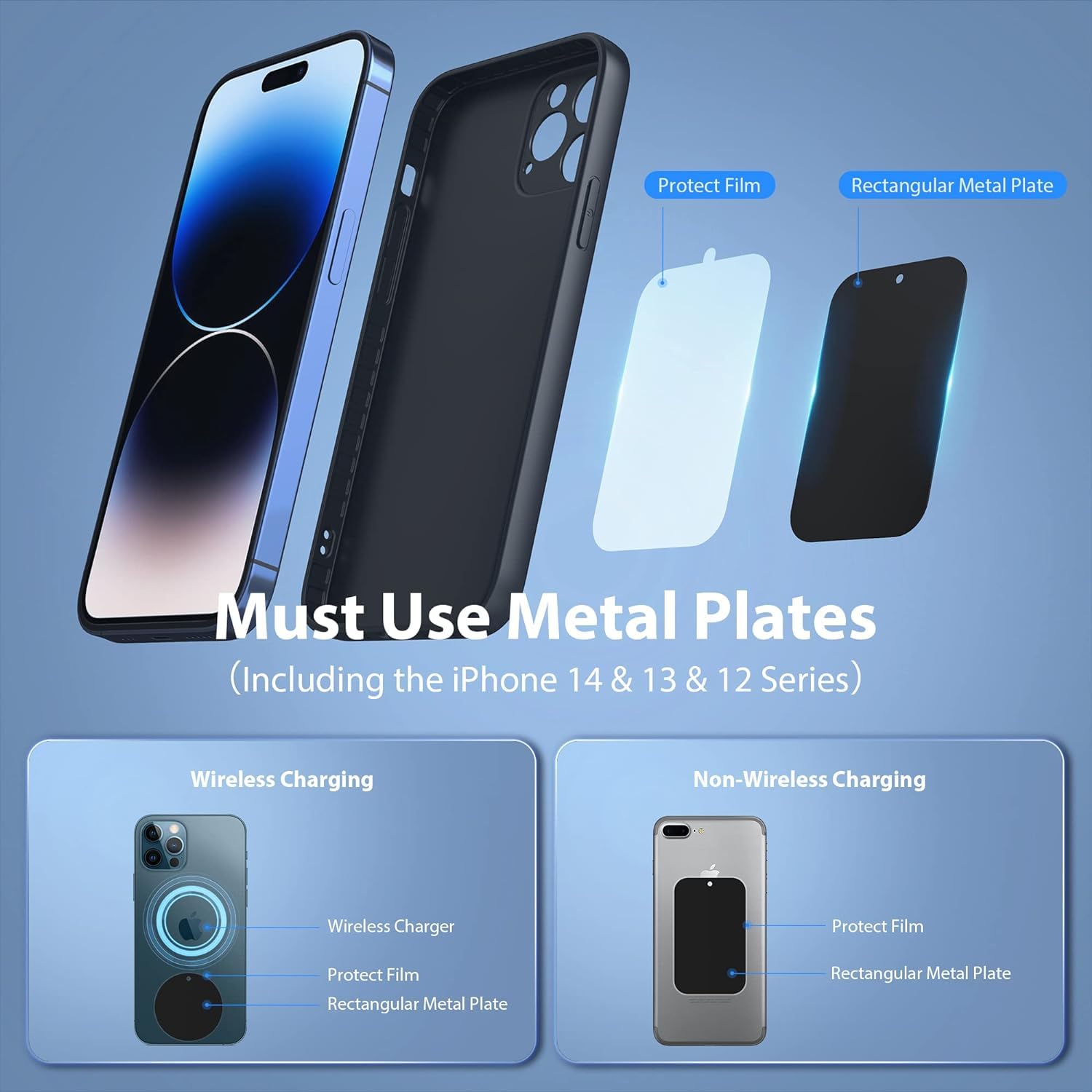 Dolyofg Magnetic Phone Holder For Car, [ Powerful Magnets & Military-Grade Suction] Car Phone Holder Mount Dashboard Windshield Cell Phone Holder Phone Stand For Car Iphone Android Automobile Cradle