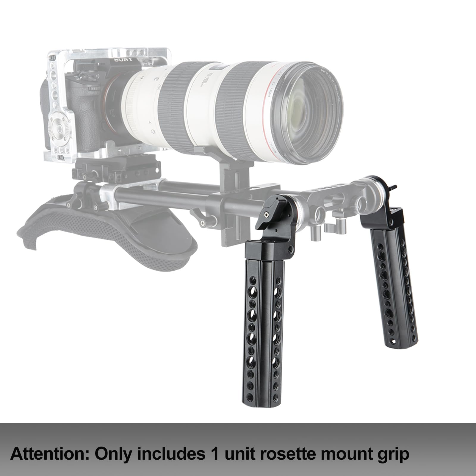Niceyrig Rosette Mount Grip Handgrip For Arri M6 Thread For 15Mm Dslr Shoulder Rig Rail Block System