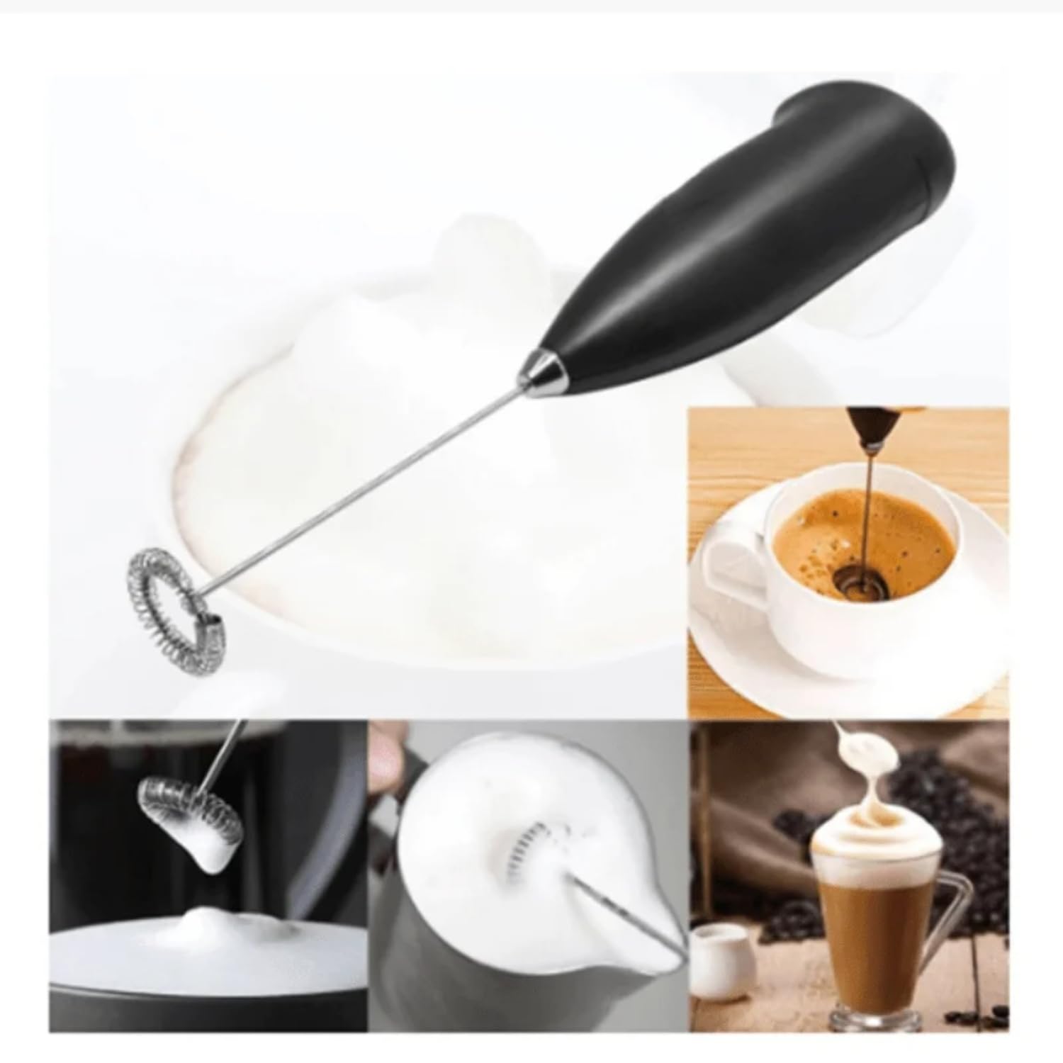 Uniqus Handheld Whisk Coffee Coffee Blender Egg Chocolate/Cappuccino Mini Portable Blender Kitchen Blender Tool