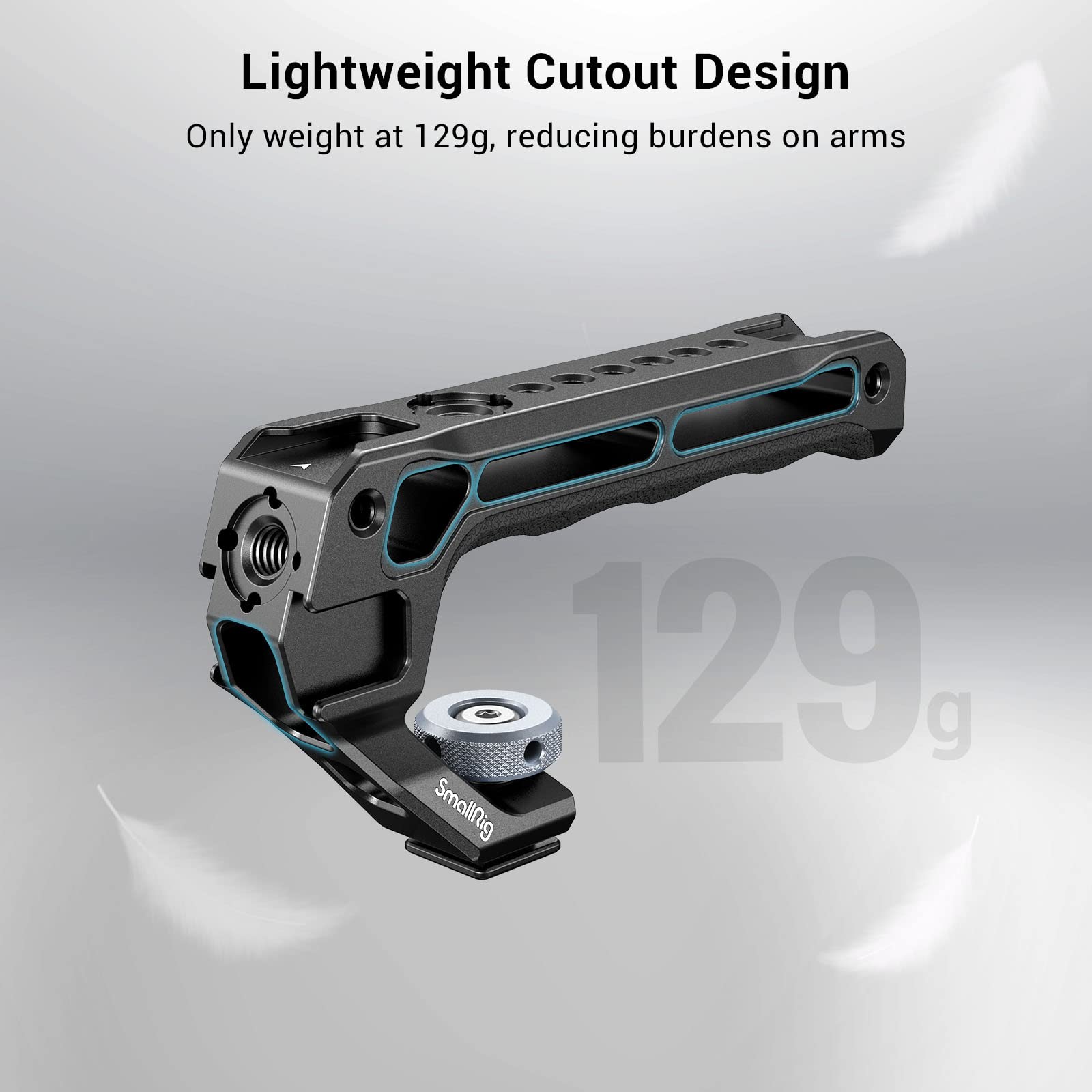 Smallrig Bundle: Lightweight Top Handle, Grip For Dslr Camera Cag 3764+Carbon Fiber Mini Desktop Tripod 5026