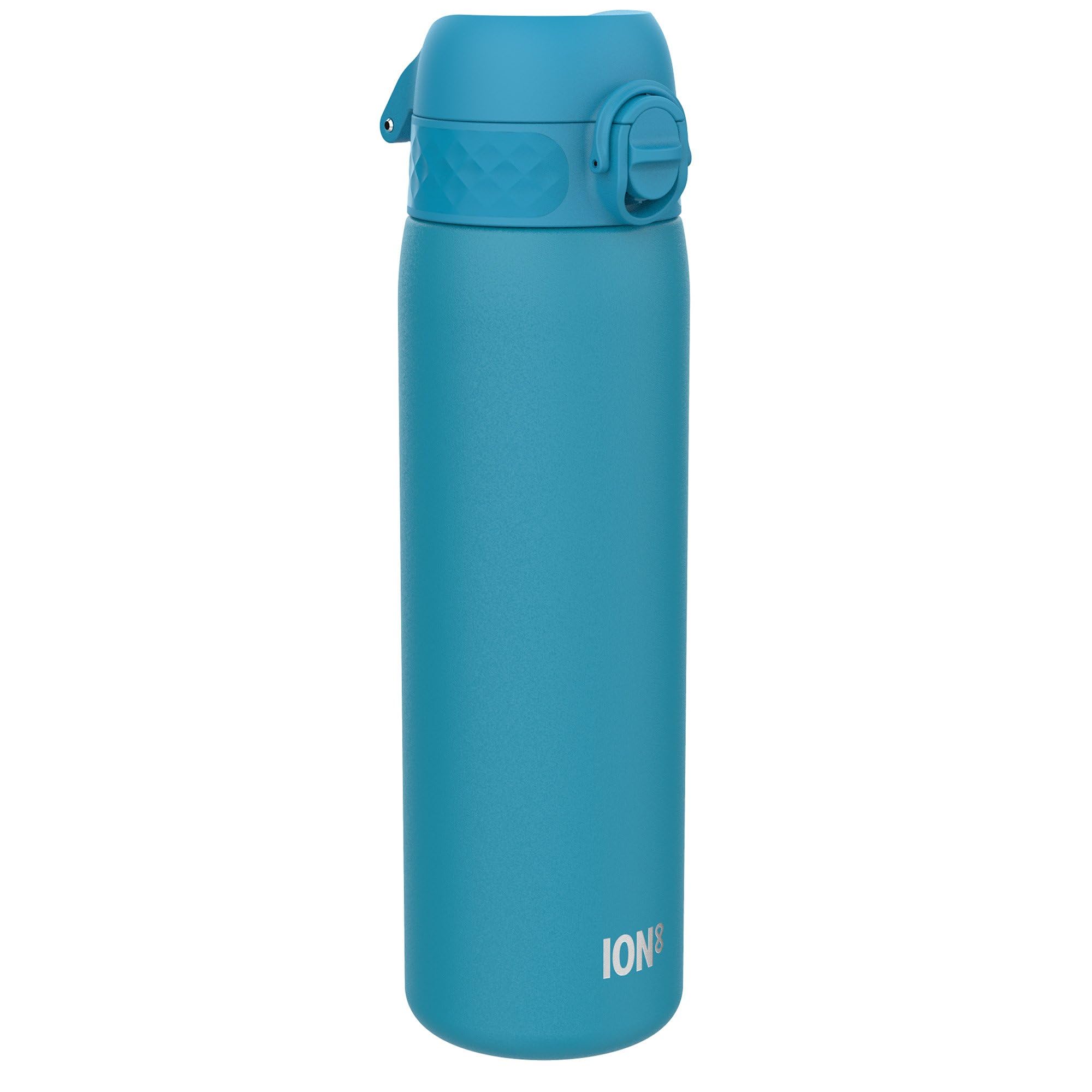 Ion8 Vacuum Insulated Steel Water Bottle, 500 Ml/18 Oz, Leak Proof, Easy To Open, Secure Lock