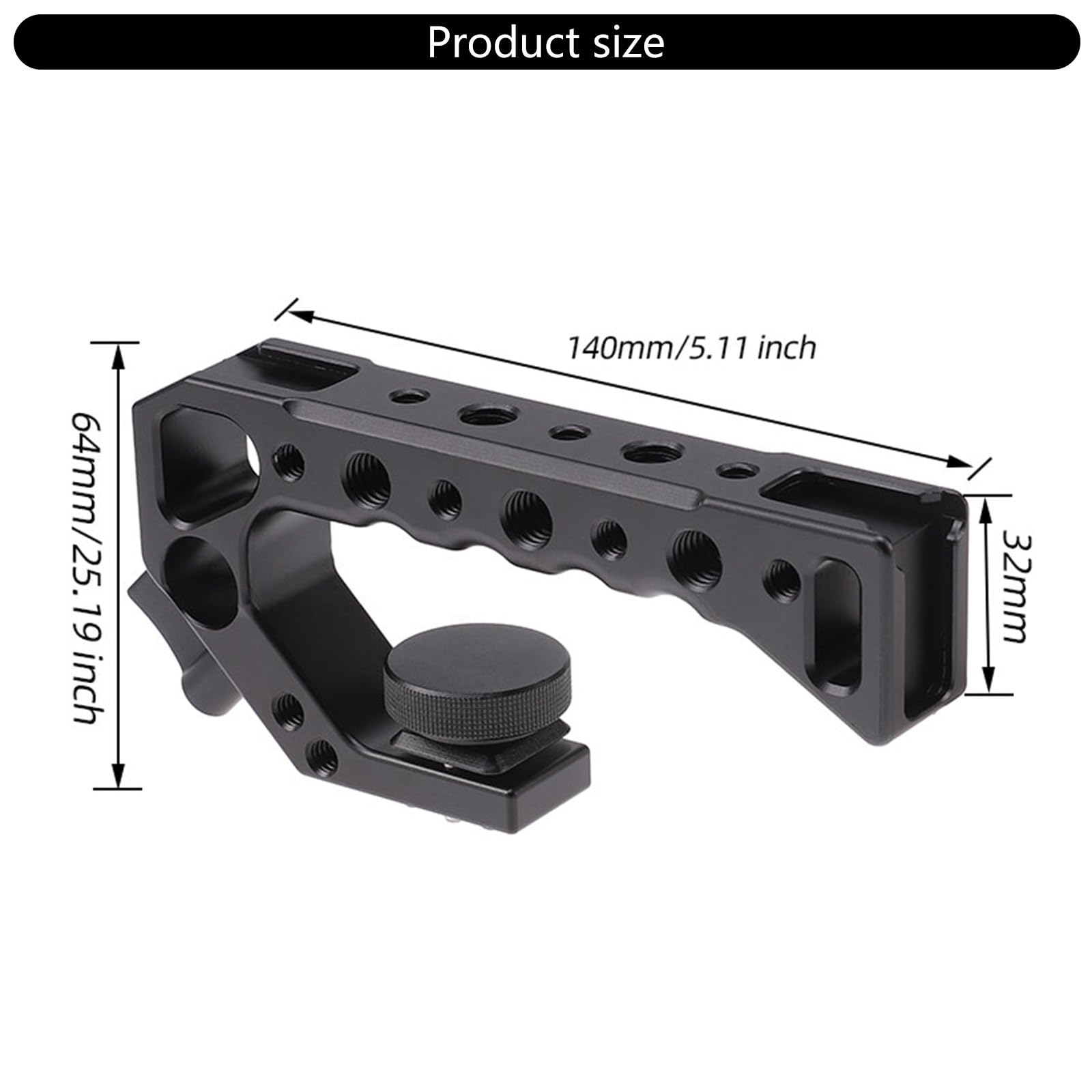 Zhenzq Durability Camera Handgrip Top Handle For Versatility Needs Photography Stabilizers Handle Metal Construction