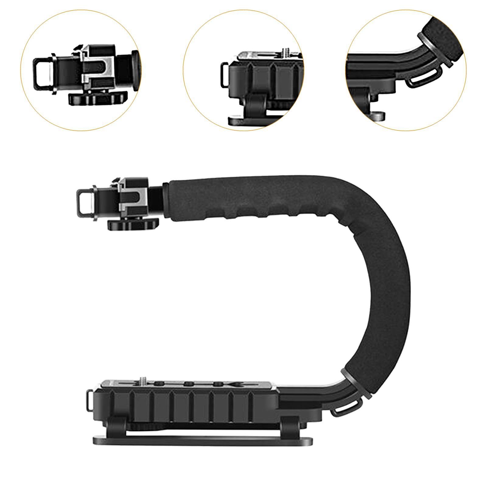 Qcchieus C Shaped Camera Handheld Stabilizer For Camcorder Multipurpose Simple