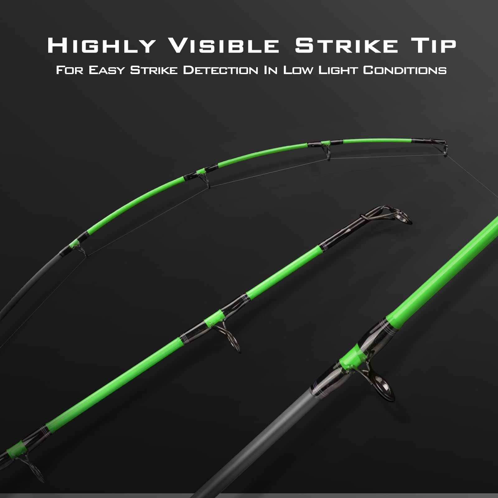 Kastking Rekon Line Counter Trolling Fishing Reel & Kong Fishing Rod, Casting Rod 2 Pc 8 Vh