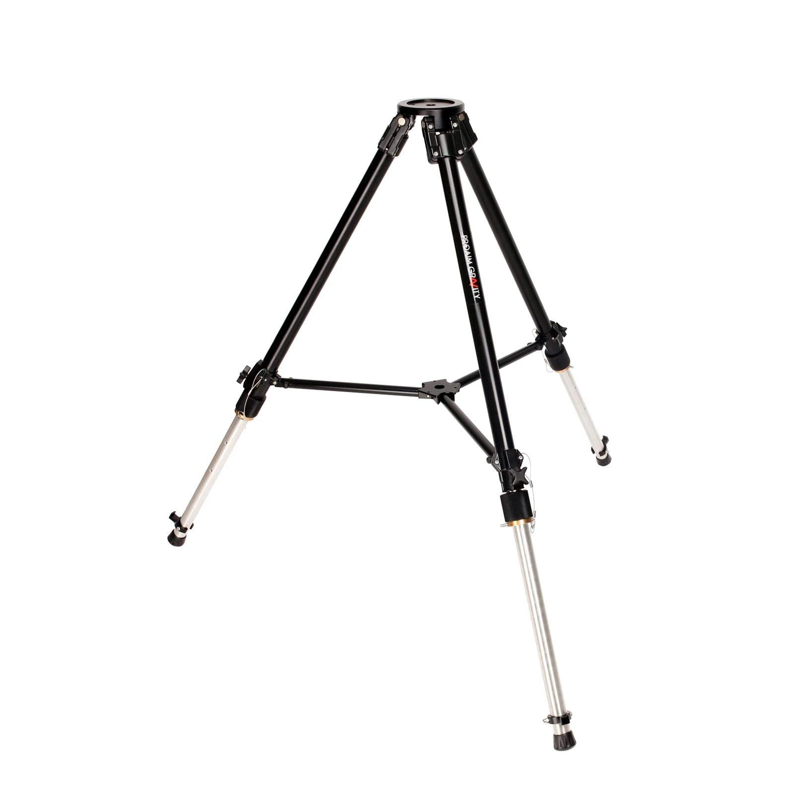 Proaim Gravity Heavy-Duty Camera Tripod Stand - Flat Base For Heavy Camera, Slider, Jib/Crane, Geared Headed & More. Payload Up To 250Kg / 550Lb. (Tp-Gvty-01)