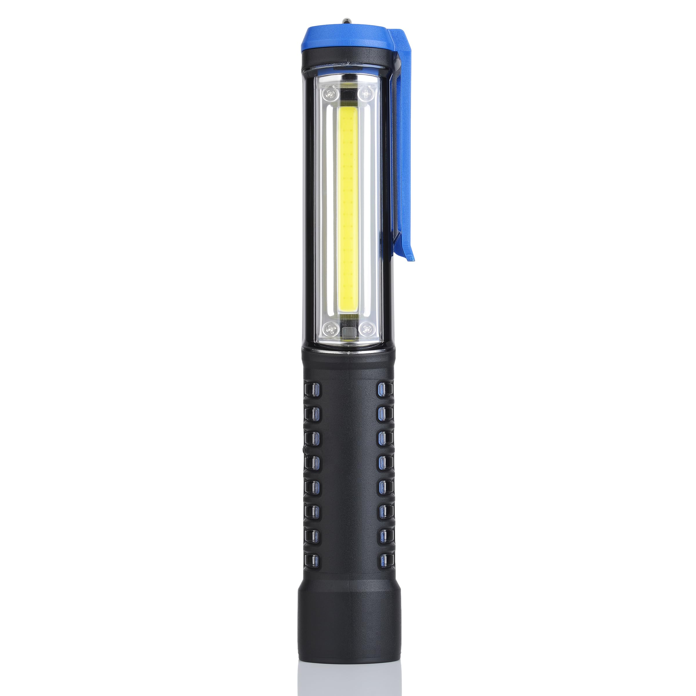 Snlazp Universal Car & Home Emergency Work Light - Cob Led Inspection Lamp With Rechargeable Battery - Ideal For Auto Repair & Home Maintenance(Black+Blue)