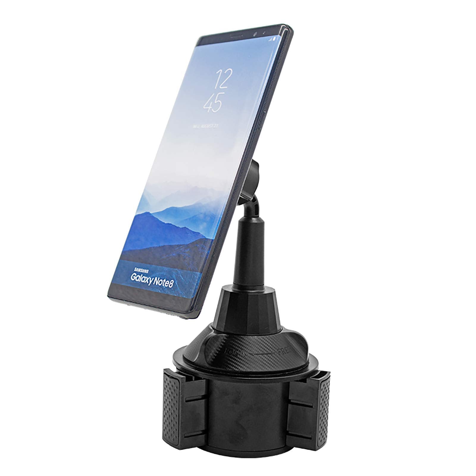 Tecotec Magnetic Short Cup Holder Phone Mount, Durable Car Cup Phone Holder With Double Thickness Strong N50 Magnets Mount Compatible With All Cellphones & More